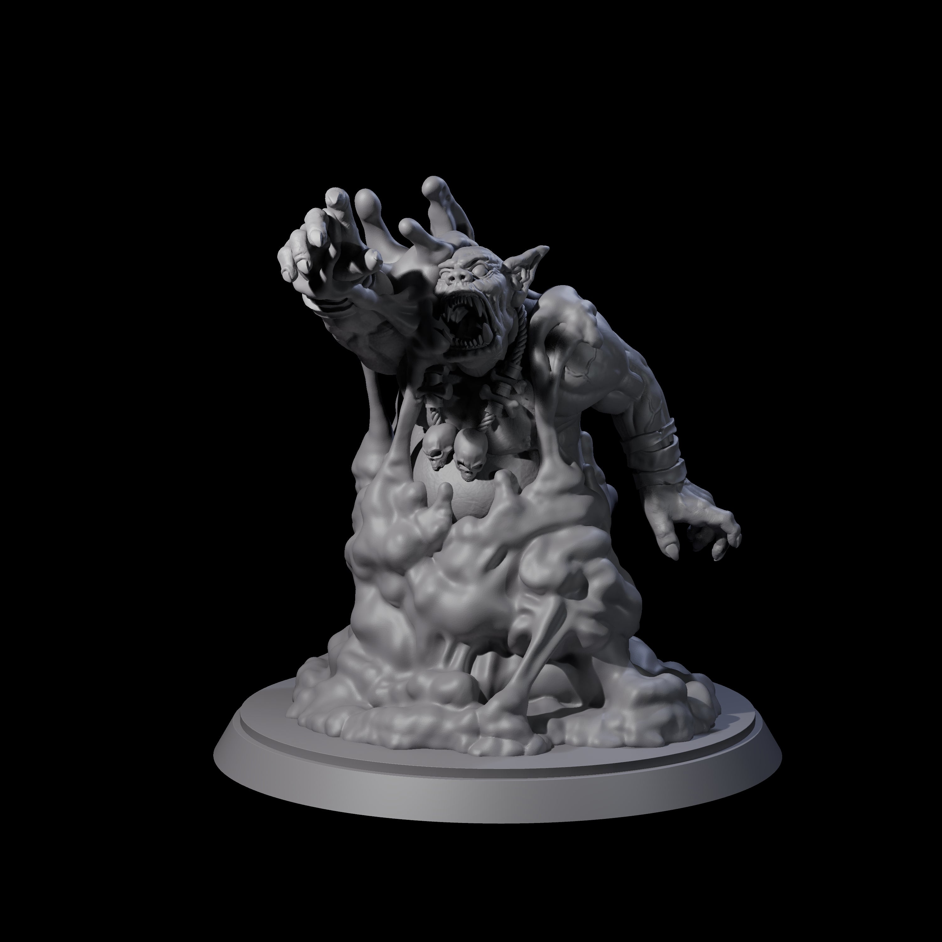 Devouring Black Pudding Miniature for Dungeons and Dragons, Pathfinder or other TTRPGs