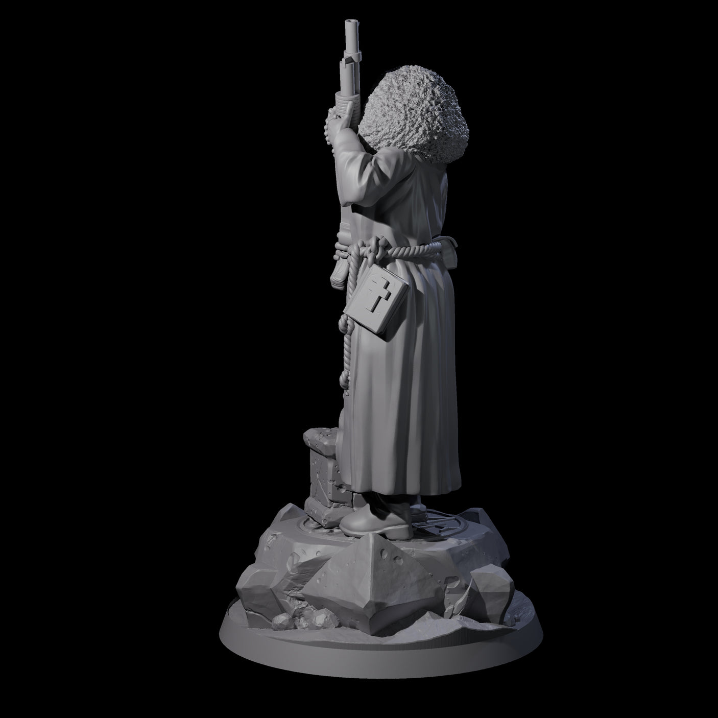 Devout Human Battle Sister Miniature for Dungeons and Dragons, Pathfinder or other TTRPGs