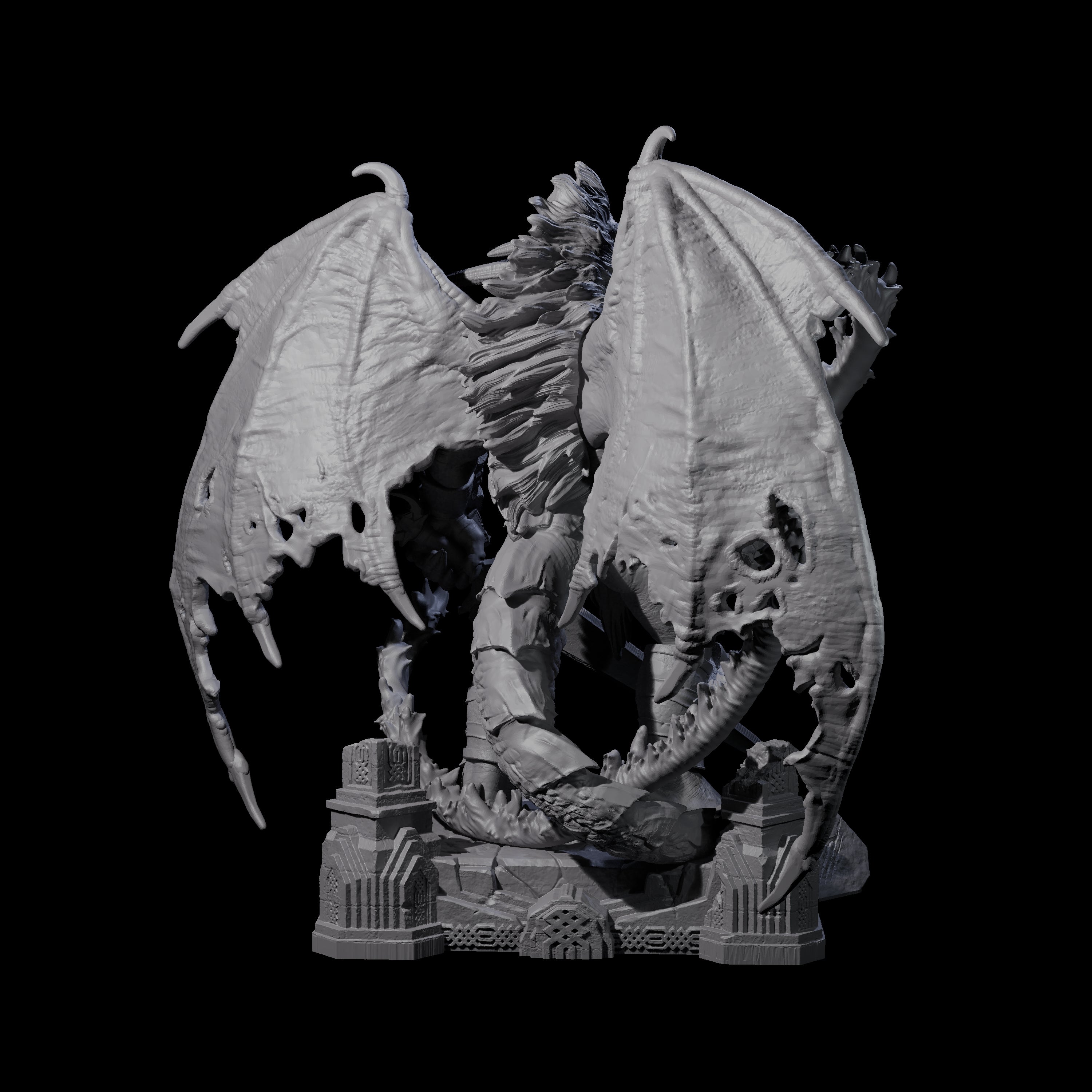 Diabolic Balor Miniature for Dungeons and Dragons, Pathfinder or other TTRPGs