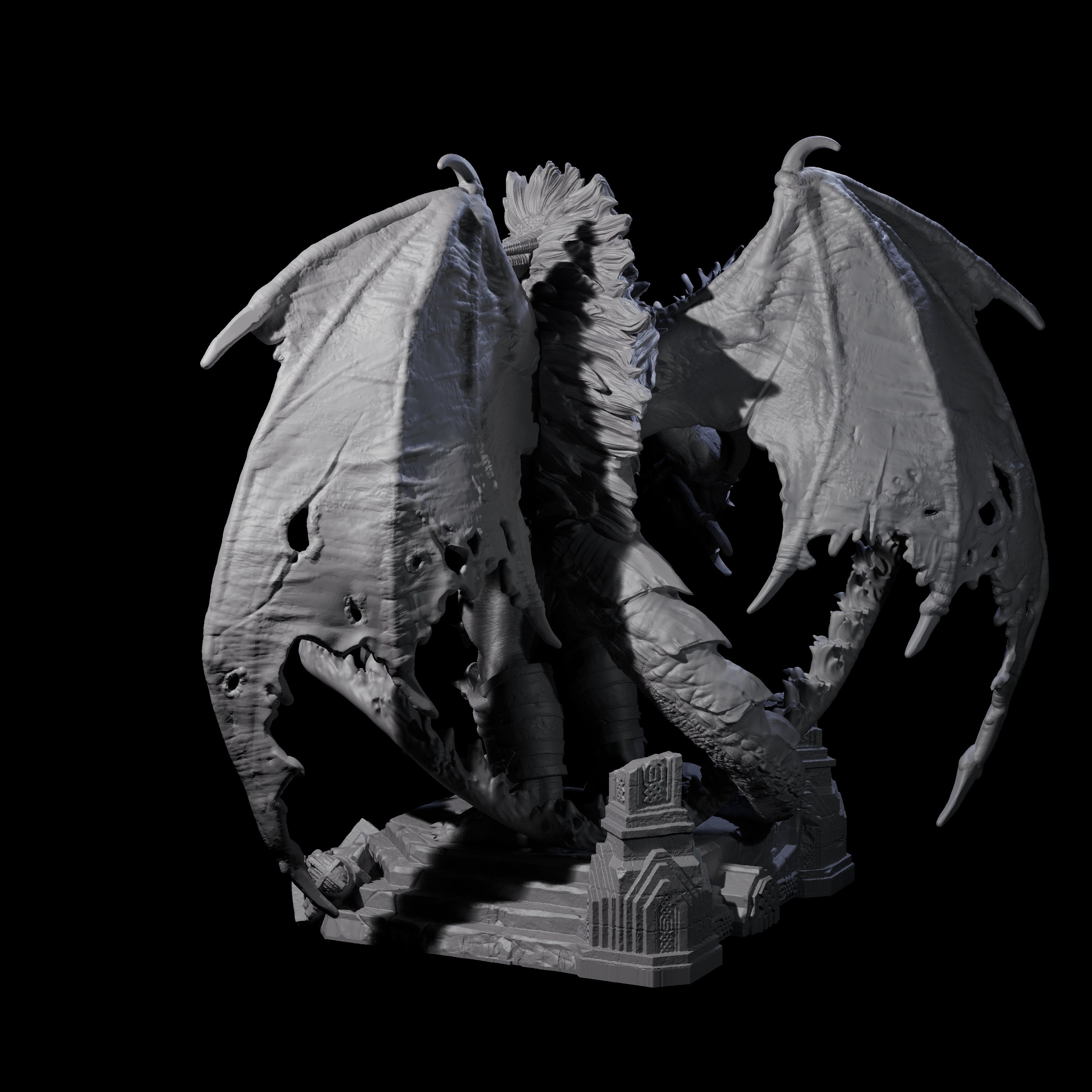 Diabolic Balor Miniature for Dungeons and Dragons, Pathfinder or other TTRPGs