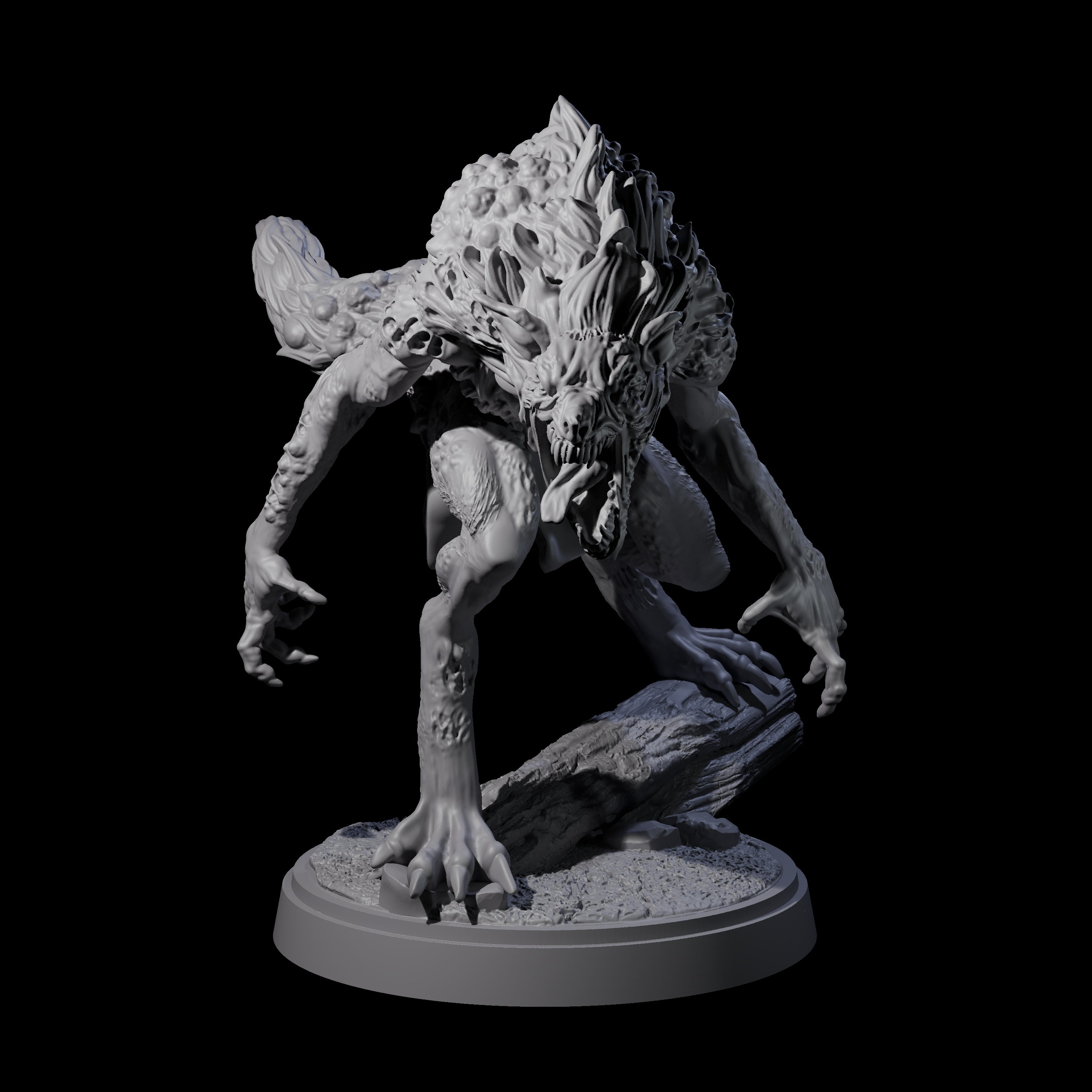Digusting Wendigo Miniature for Dungeons and Dragons, Pathfinder or other TTRPGs