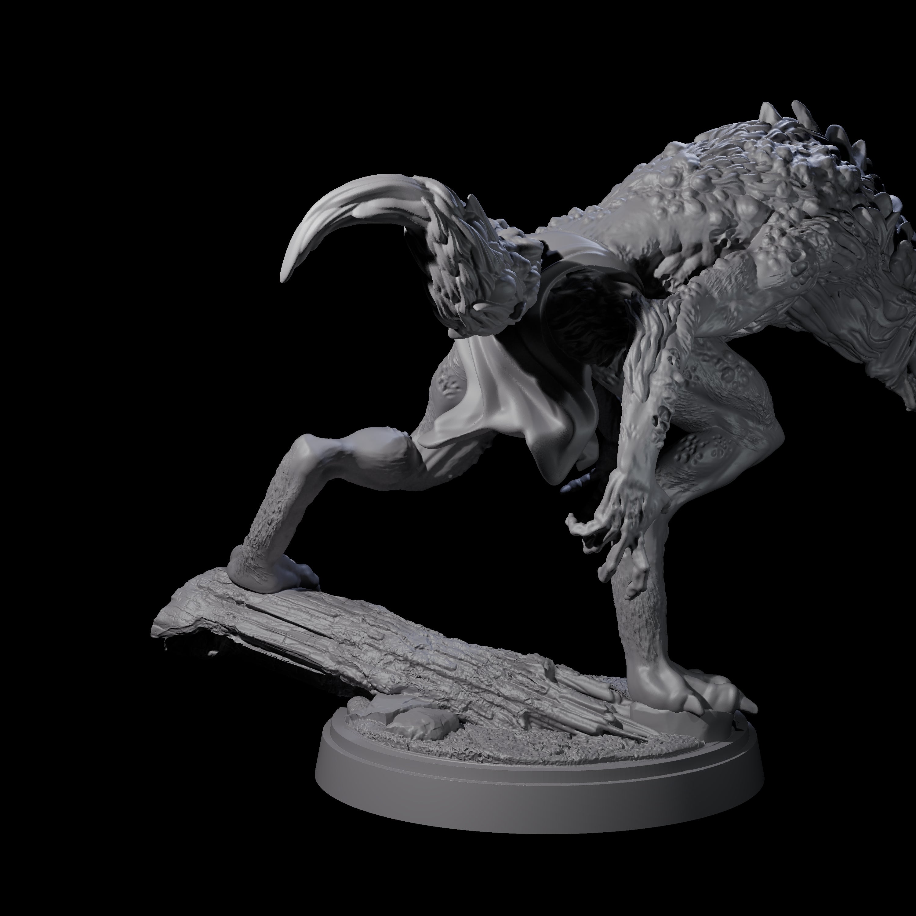 Digusting Wendigo Miniature for Dungeons and Dragons, Pathfinder or other TTRPGs