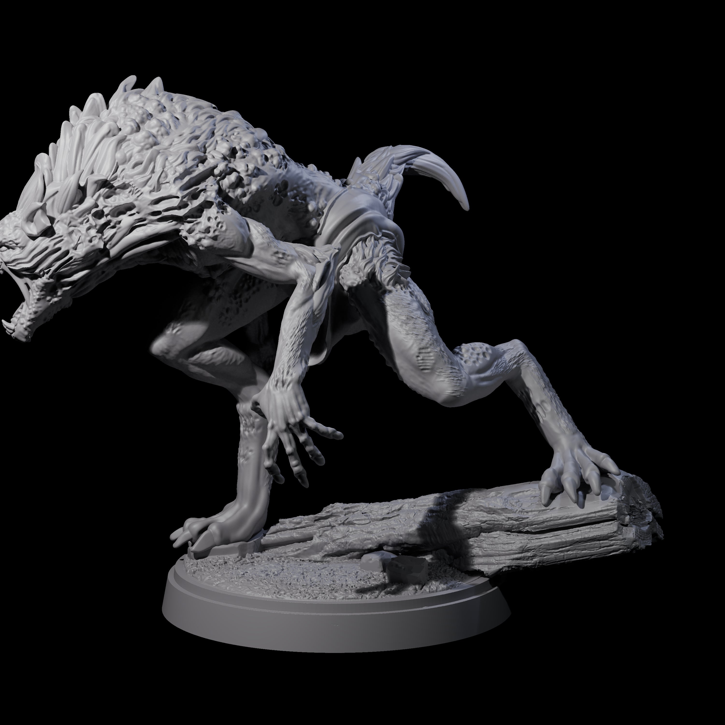 Digusting Wendigo Miniature for Dungeons and Dragons, Pathfinder or other TTRPGs
