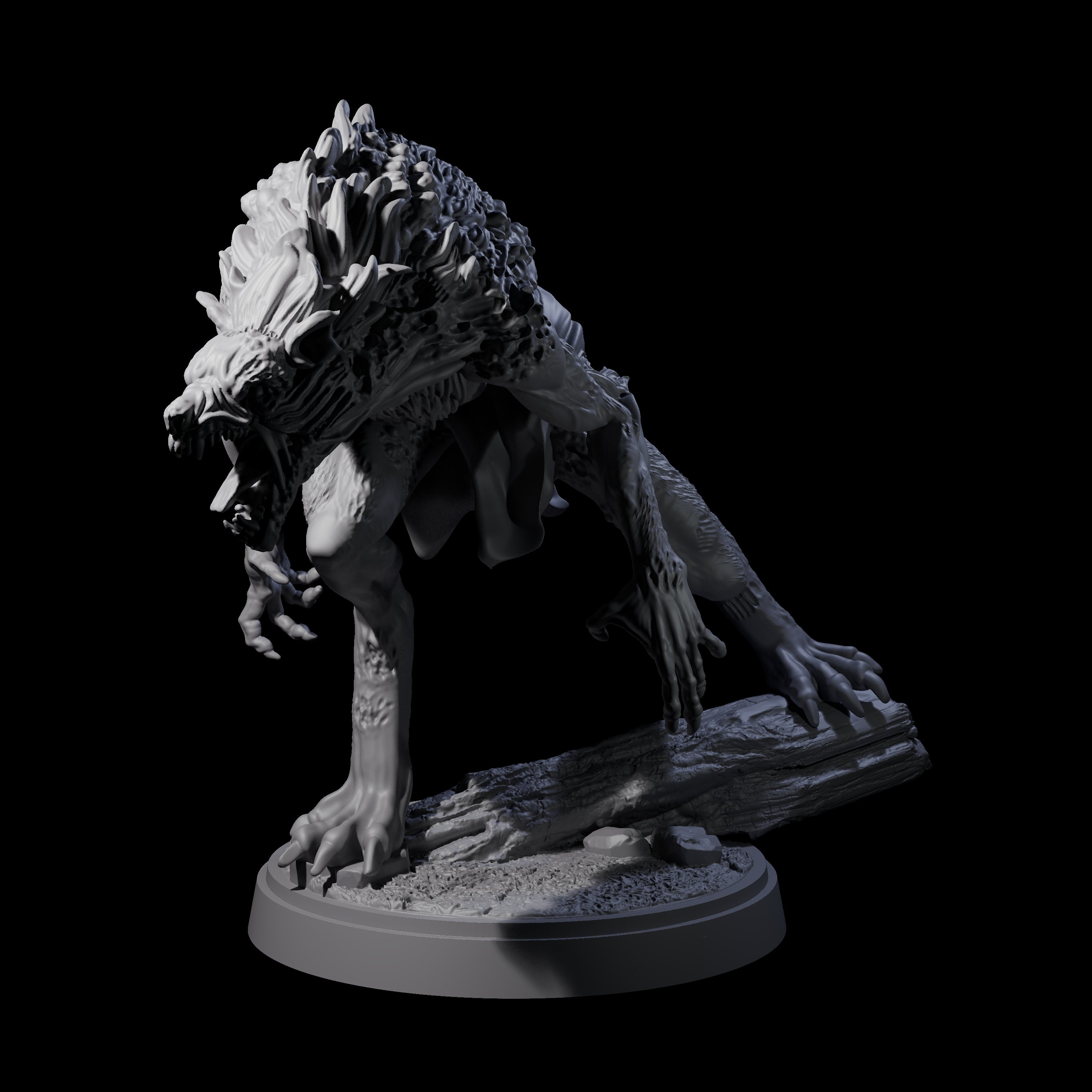 Digusting Wendigo Miniature for Dungeons and Dragons, Pathfinder or other TTRPGs