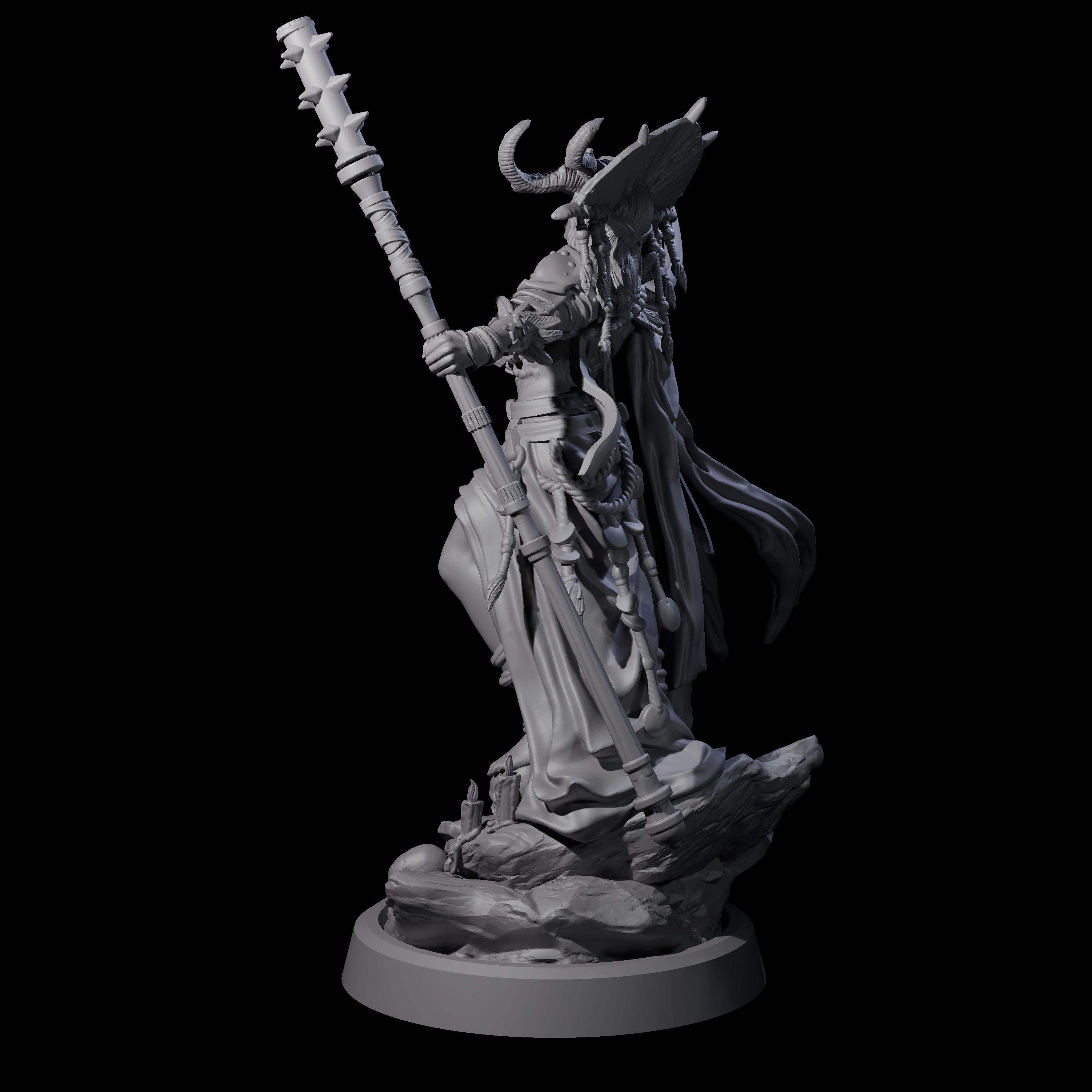 Disfigured Witch A Miniature for Dungeons and Dragons, Pathfinder or other TTRPGs