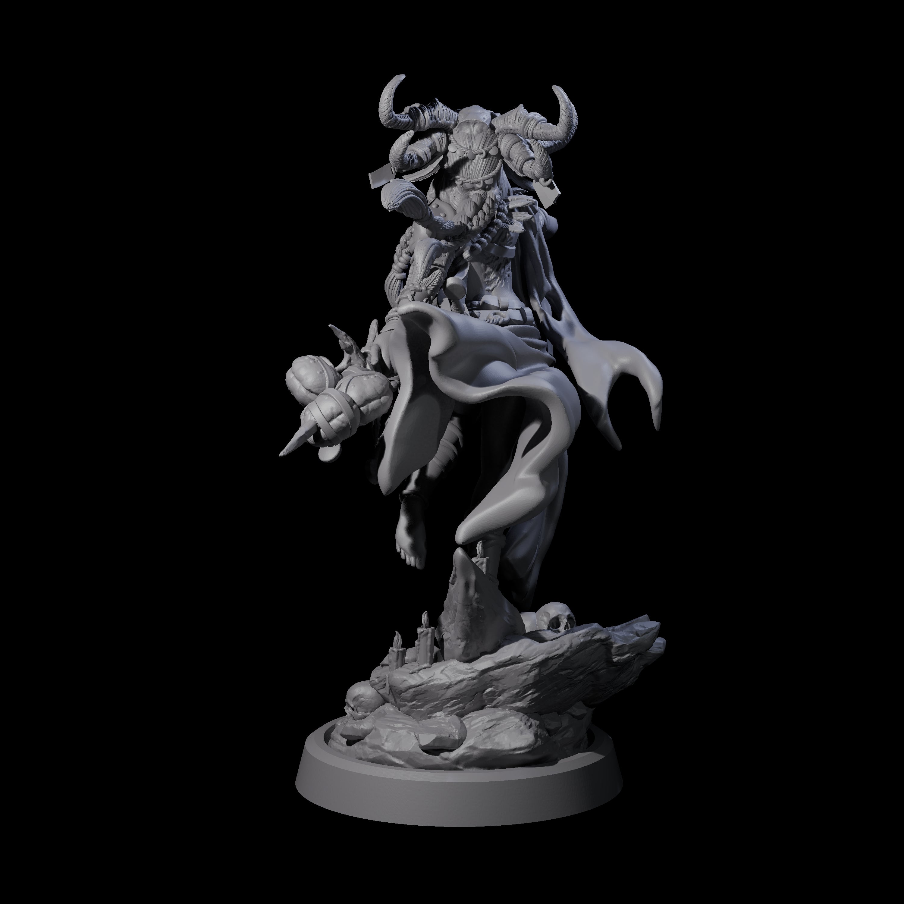 Disfigured Witch D Miniature for Dungeons and Dragons, Pathfinder or other TTRPGs