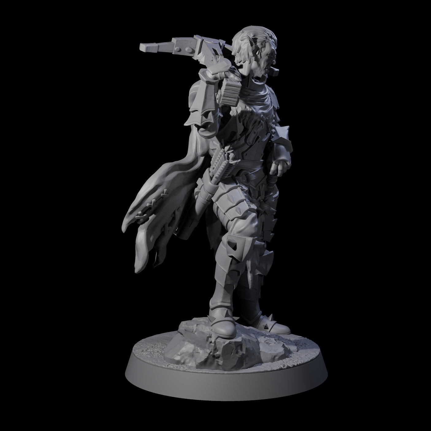 Disgraceful Hobgoblin Warrior A Miniature for Dungeons and Dragons, Pathfinder or other TTRPGs