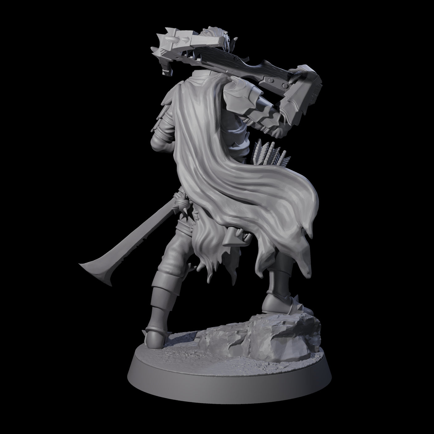 Disgraceful Hobgoblin Warrior A Miniature for Dungeons and Dragons, Pathfinder or other TTRPGs