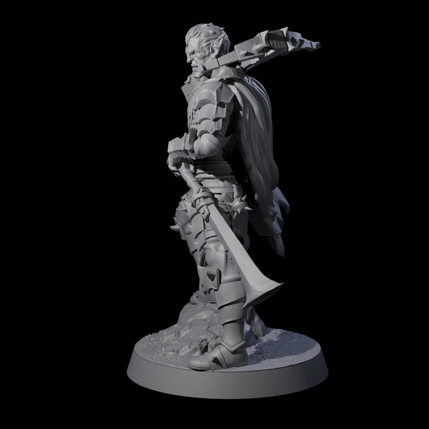 Disgraceful Hobgoblin Warrior A Miniature for Dungeons and Dragons, Pathfinder or other TTRPGs
