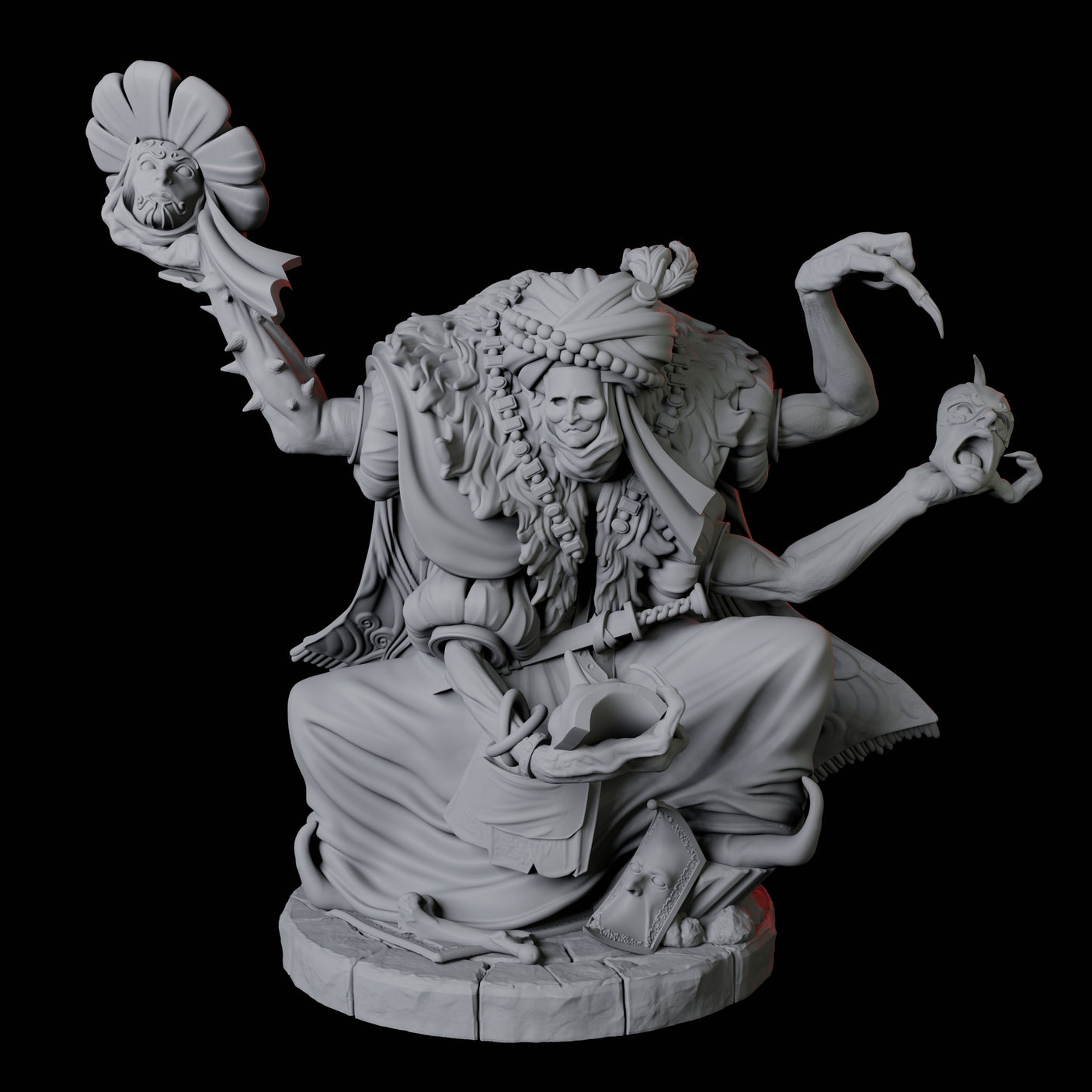 Disguised Quelaunt B Miniature for Dungeons and Dragons, Pathfinder or other TTRPGs