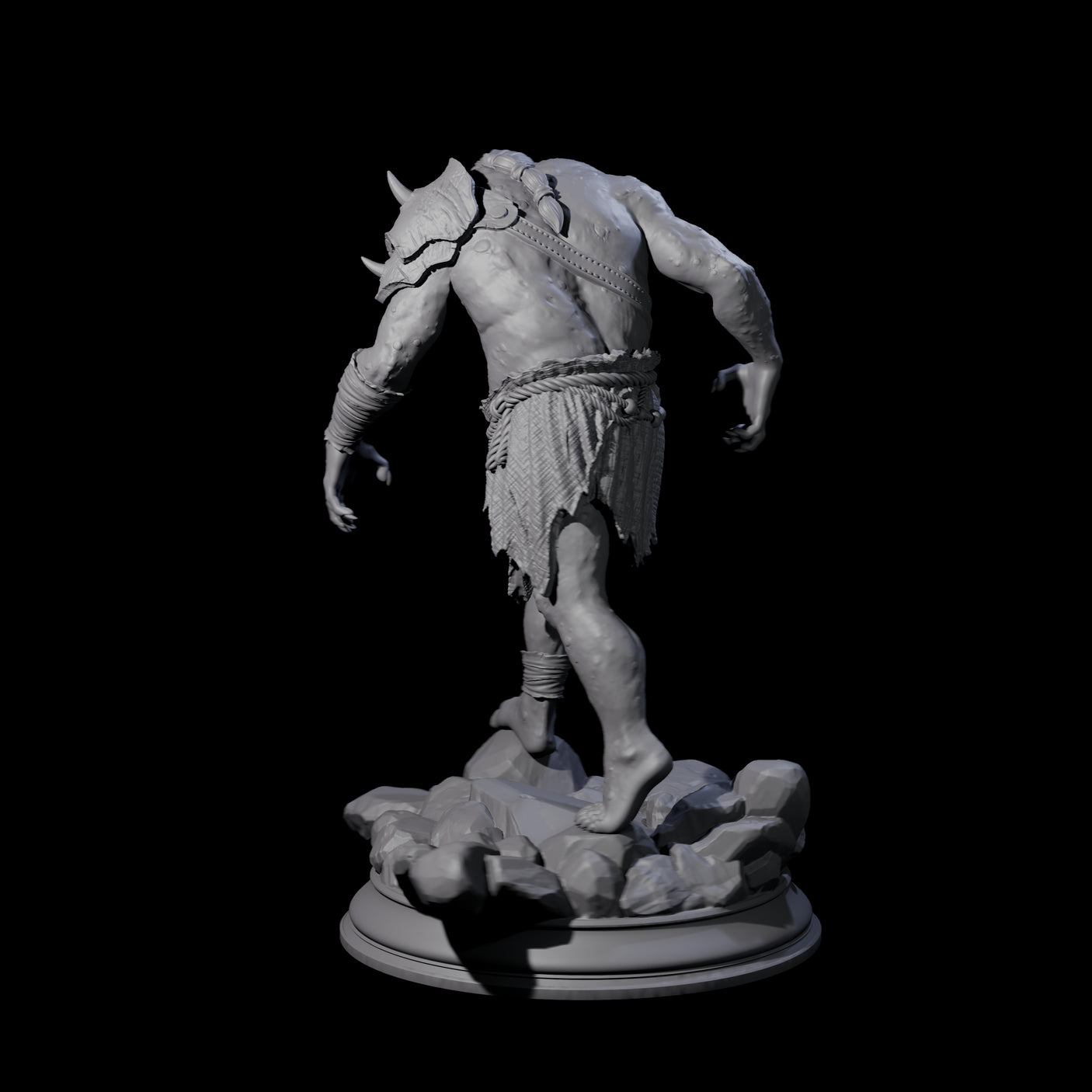 Disgusting Troglodyte A Miniature for Dungeons and Dragons, Pathfinder or other TTRPGs