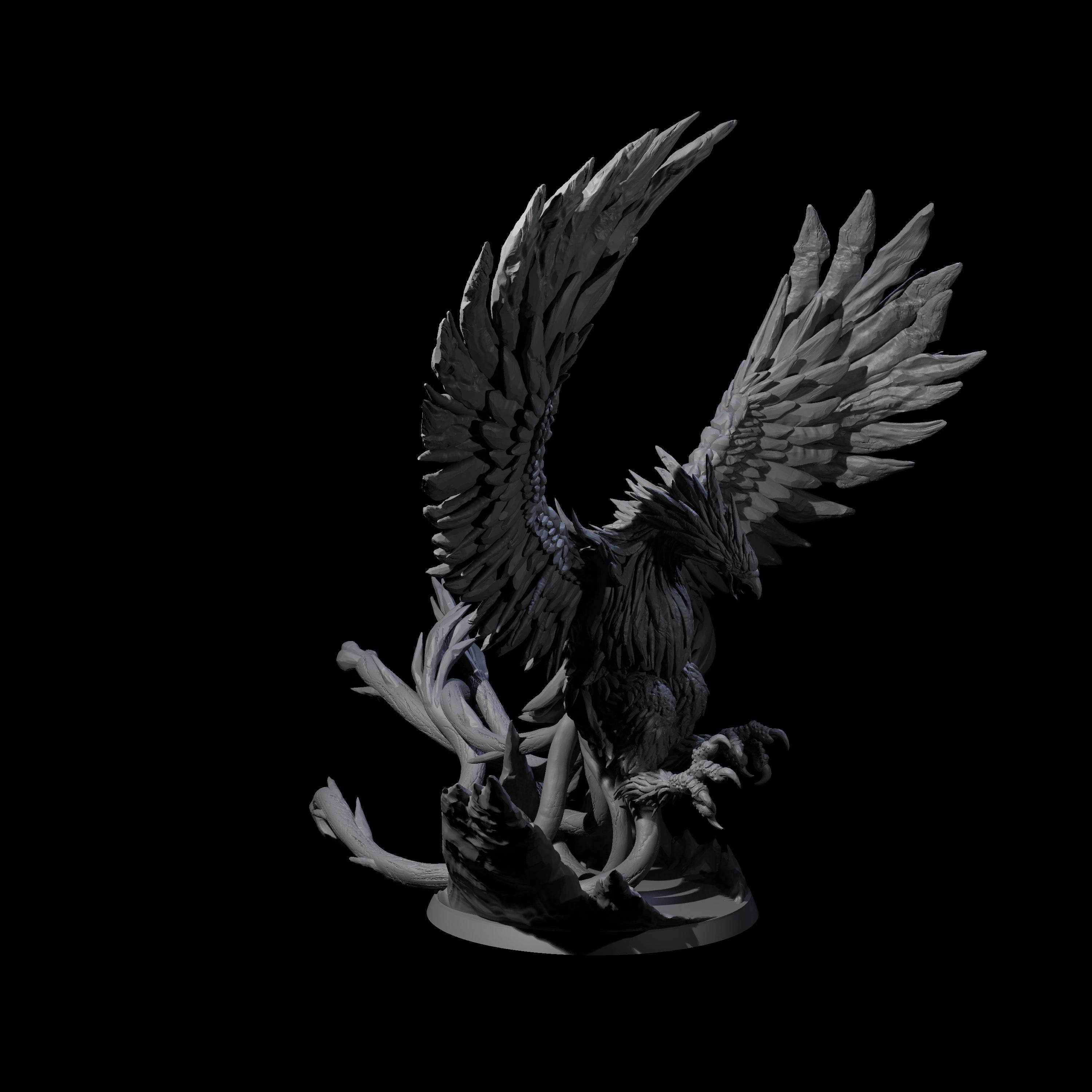 Diving Storm Roc Miniature for Dungeons and Dragons, Pathfinder or other TTRPGs