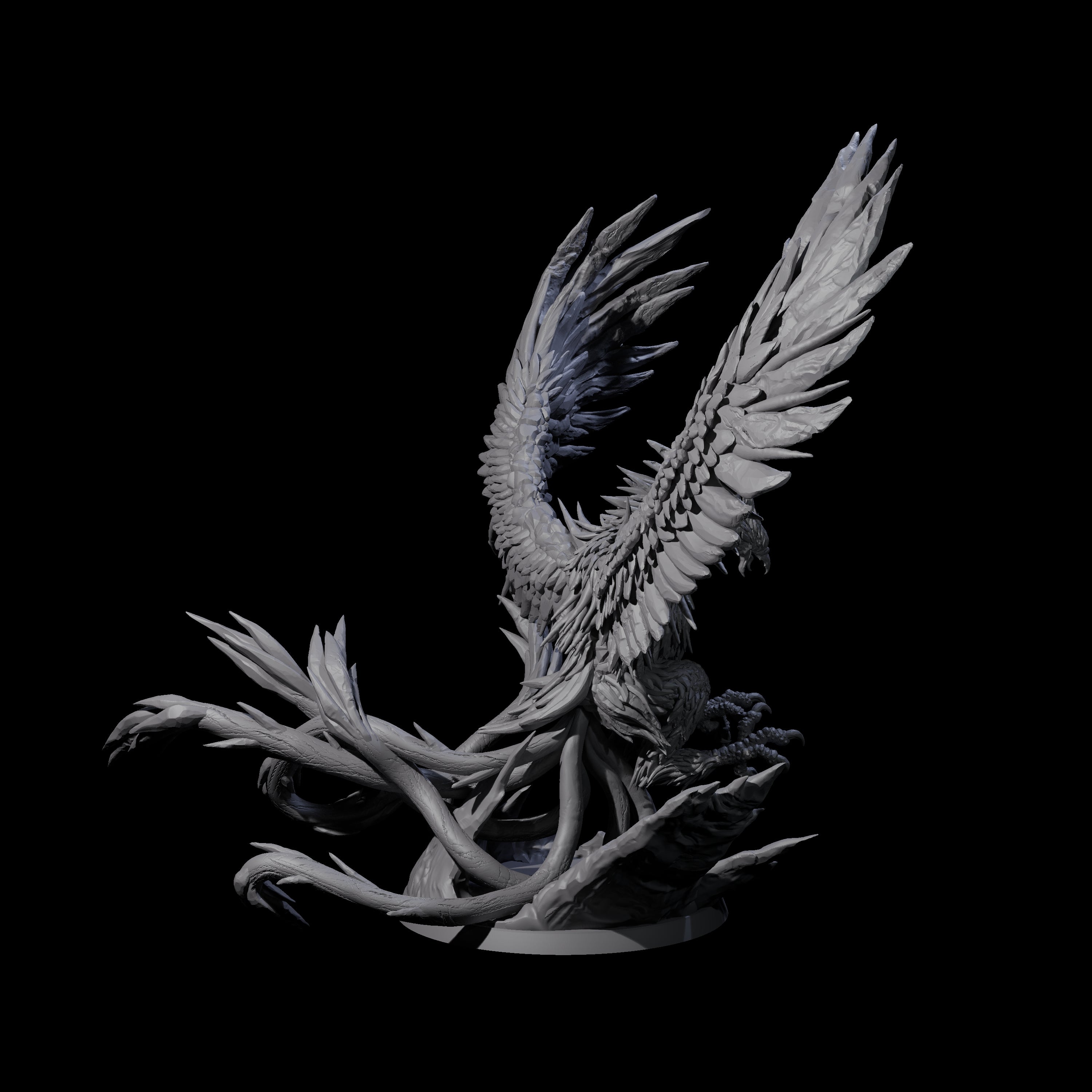 Diving Storm Roc Miniature for Dungeons and Dragons, Pathfinder or other TTRPGs