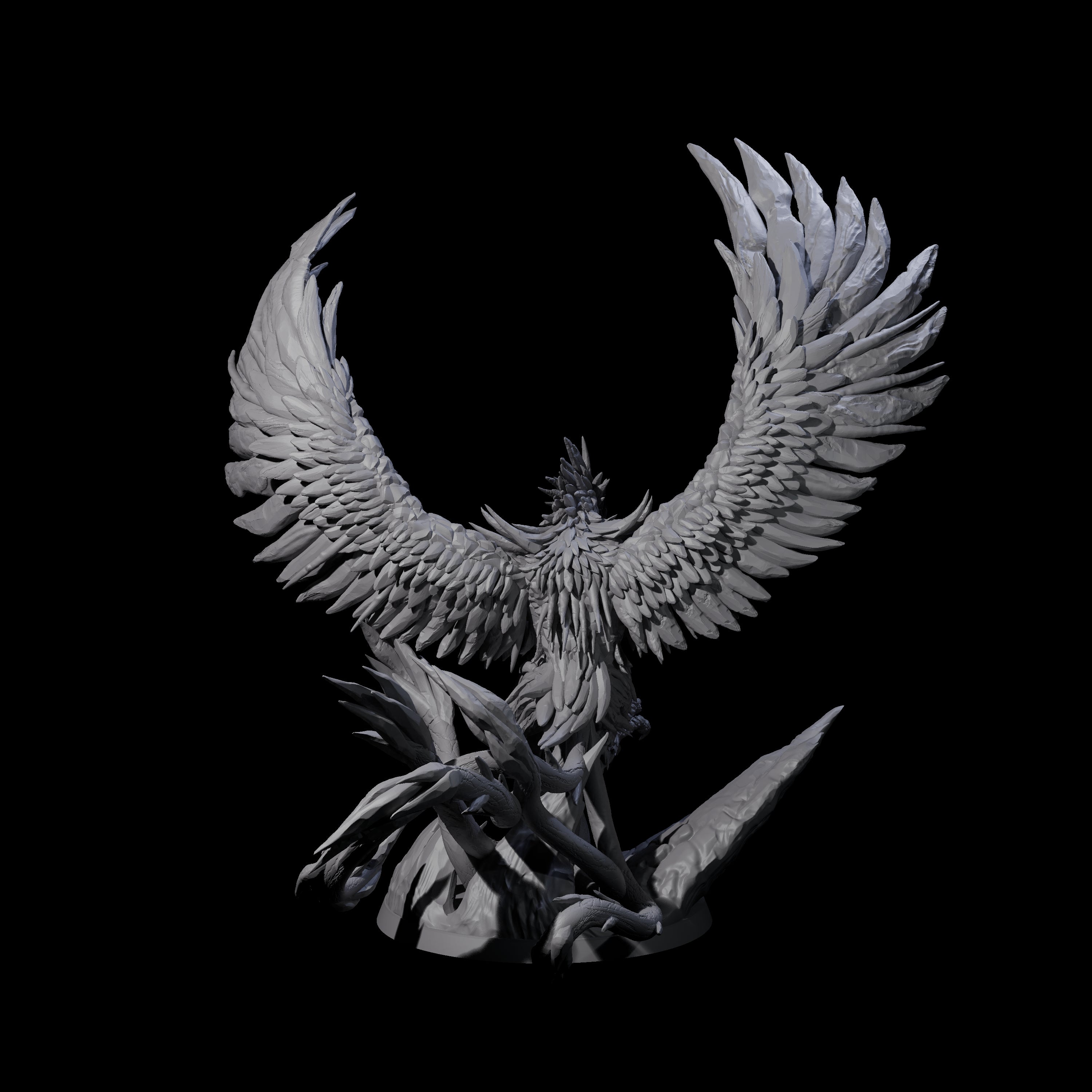 Diving Storm Roc Miniature for Dungeons and Dragons, Pathfinder or other TTRPGs