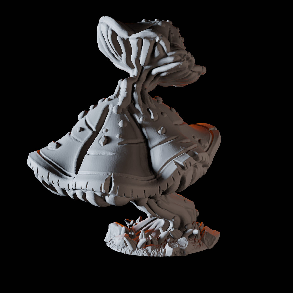 Double Mushroom Miniature for Dungeons and Dragons, Pathfinder or other TTRPGs