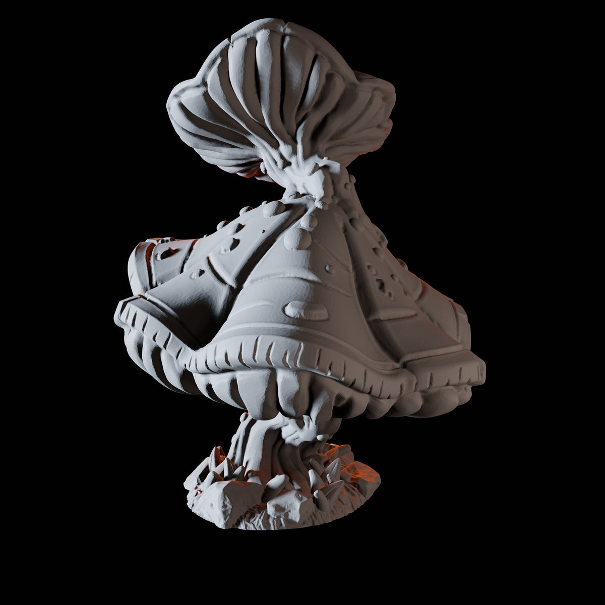Double Mushroom Miniature for Dungeons and Dragons, Pathfinder or other TTRPGs