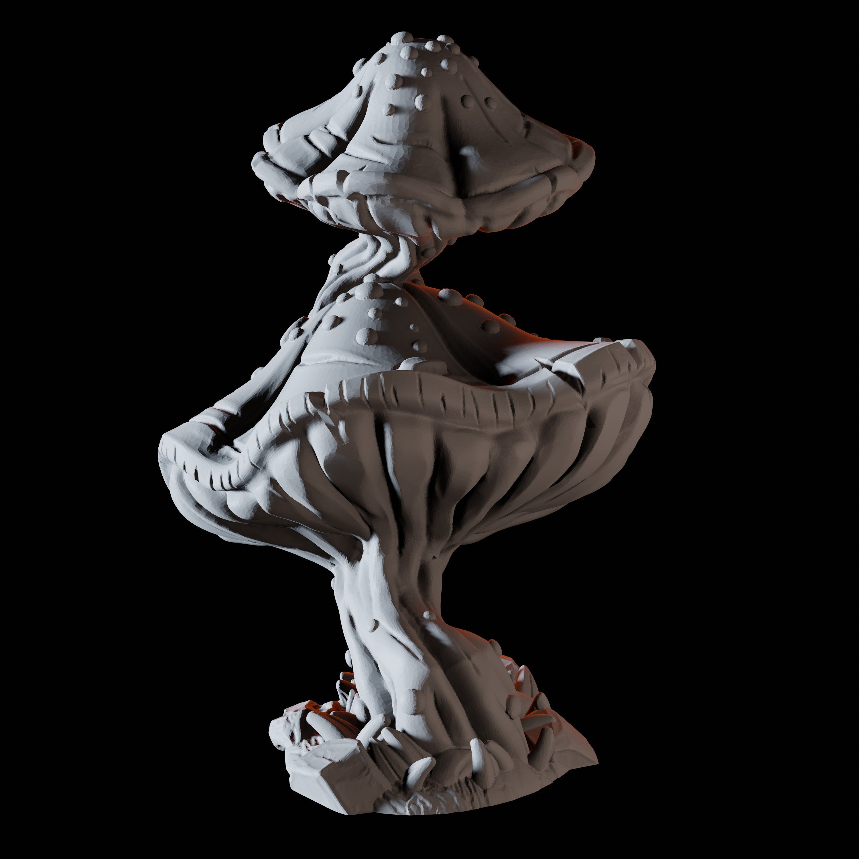 Double Mushroom Miniature for Dungeons and Dragons, Pathfinder or other TTRPGs