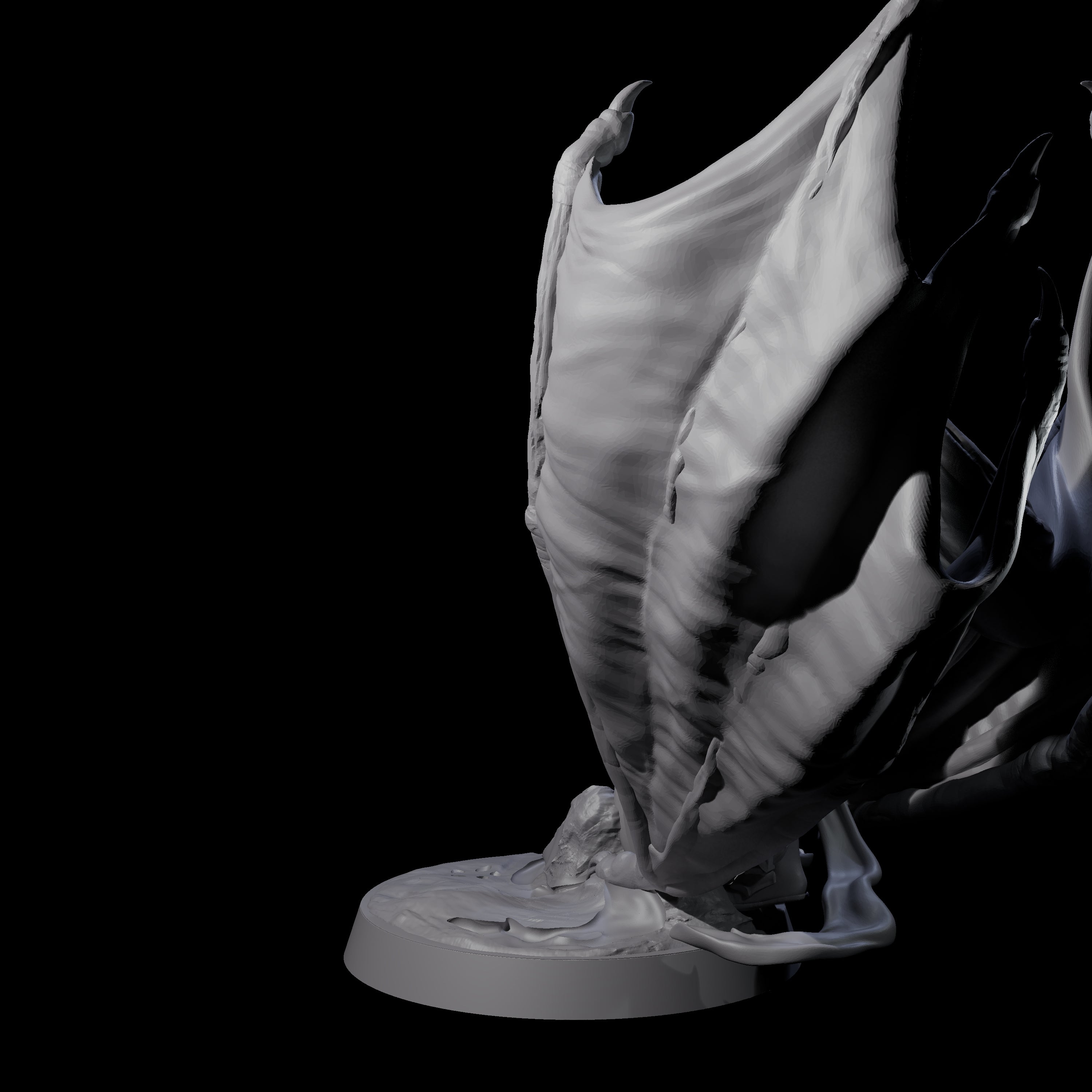 Draconic Fighter Miniature for Dungeons and Dragons, Pathfinder or other TTRPGs
