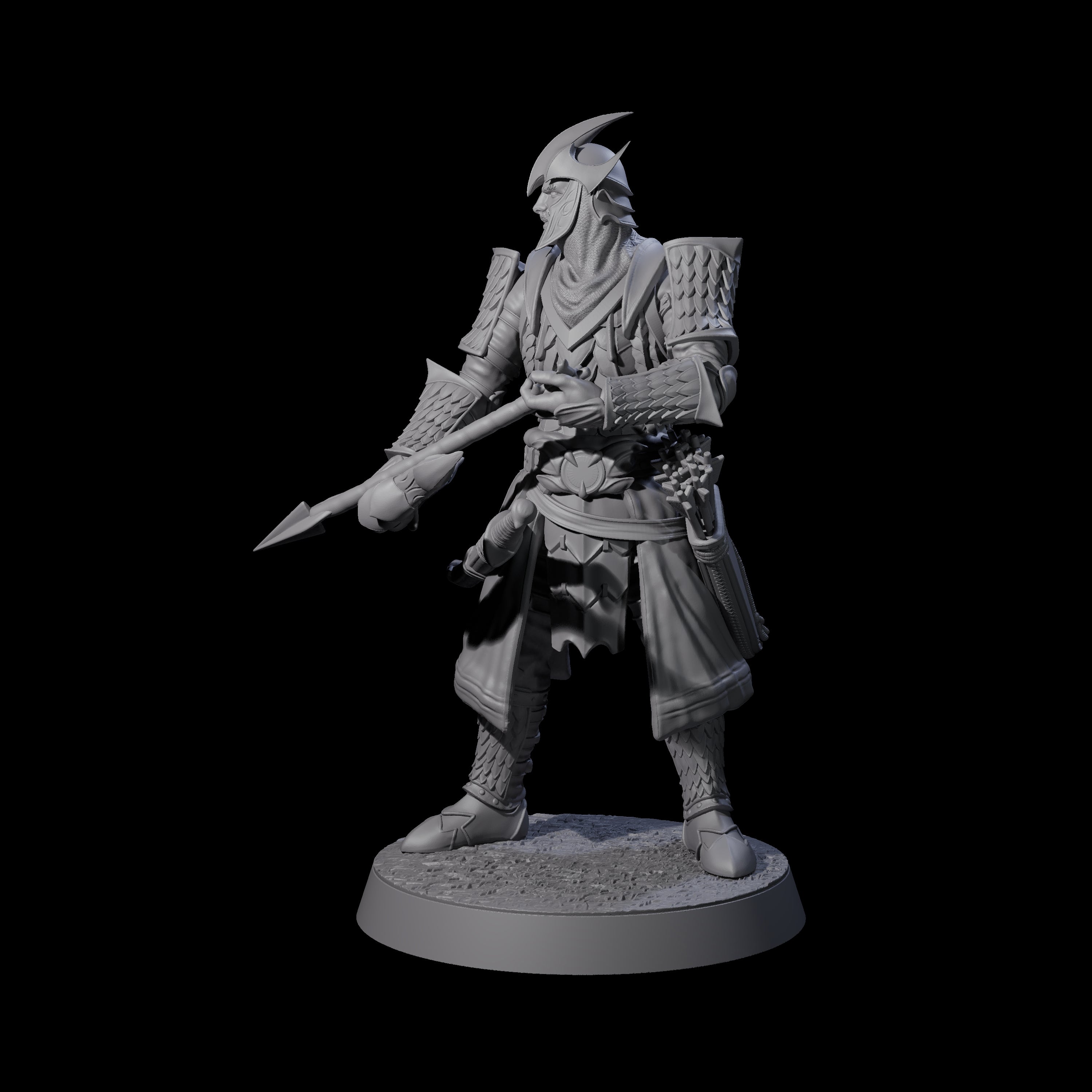 Dragon Archer B Miniature for Dungeons and Dragons, Pathfinder or other TTRPGs