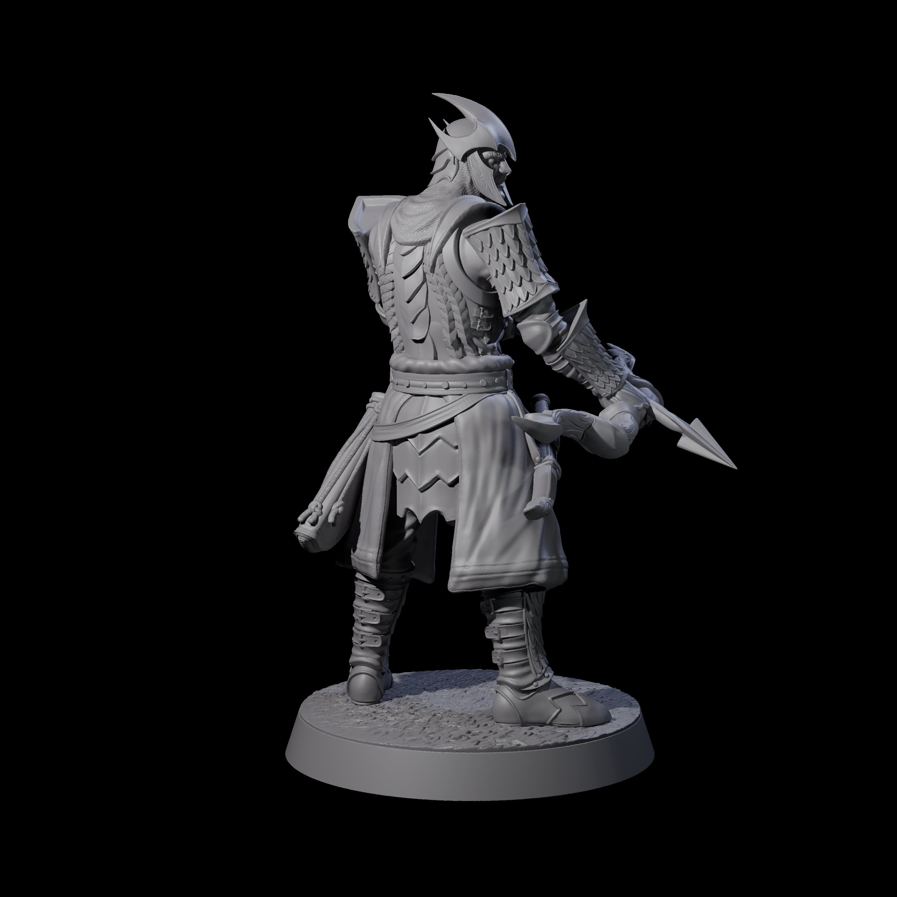 Dragon Archer B Miniature for Dungeons and Dragons, Pathfinder or other TTRPGs
