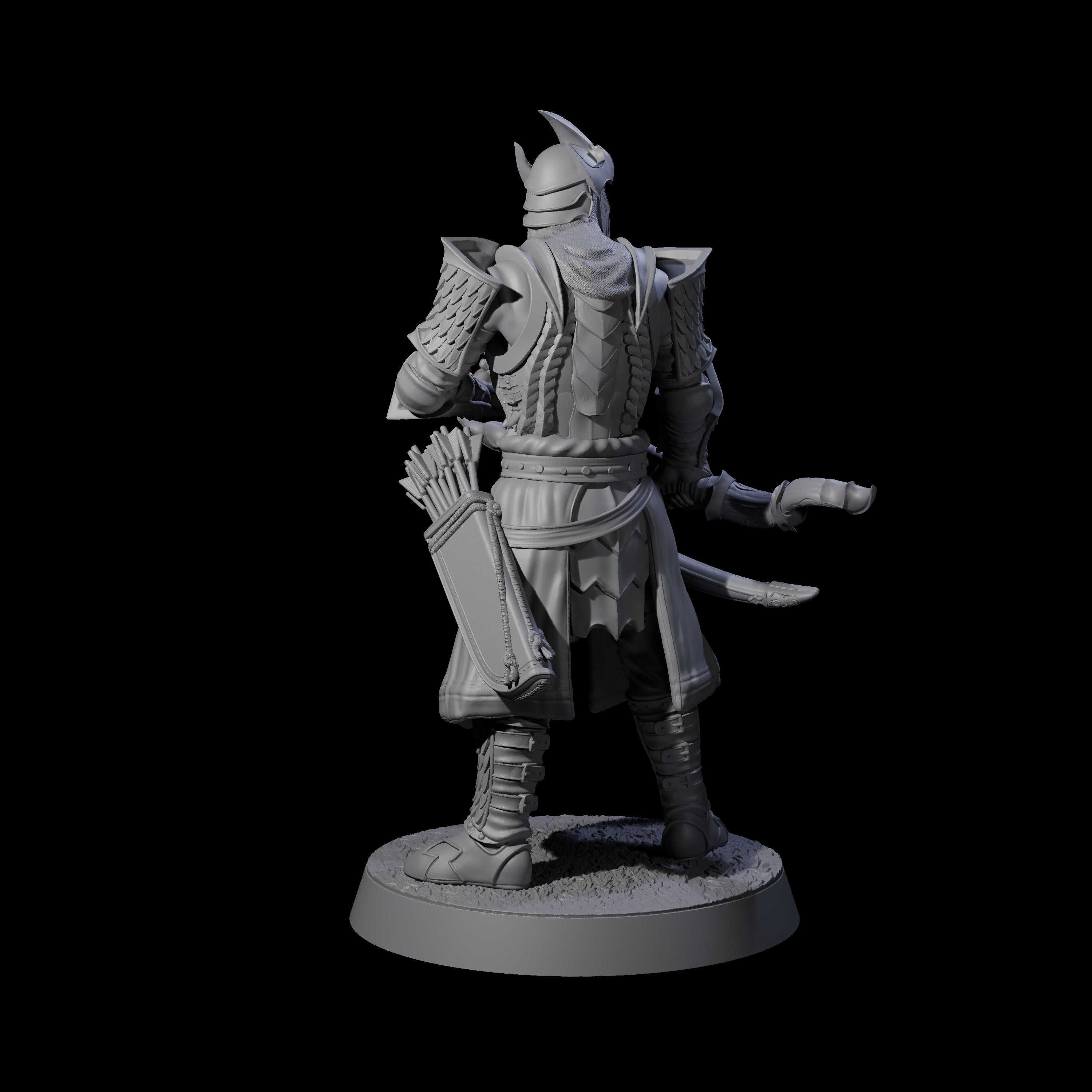 Dragon Archer B Miniature for Dungeons and Dragons, Pathfinder or other TTRPGs