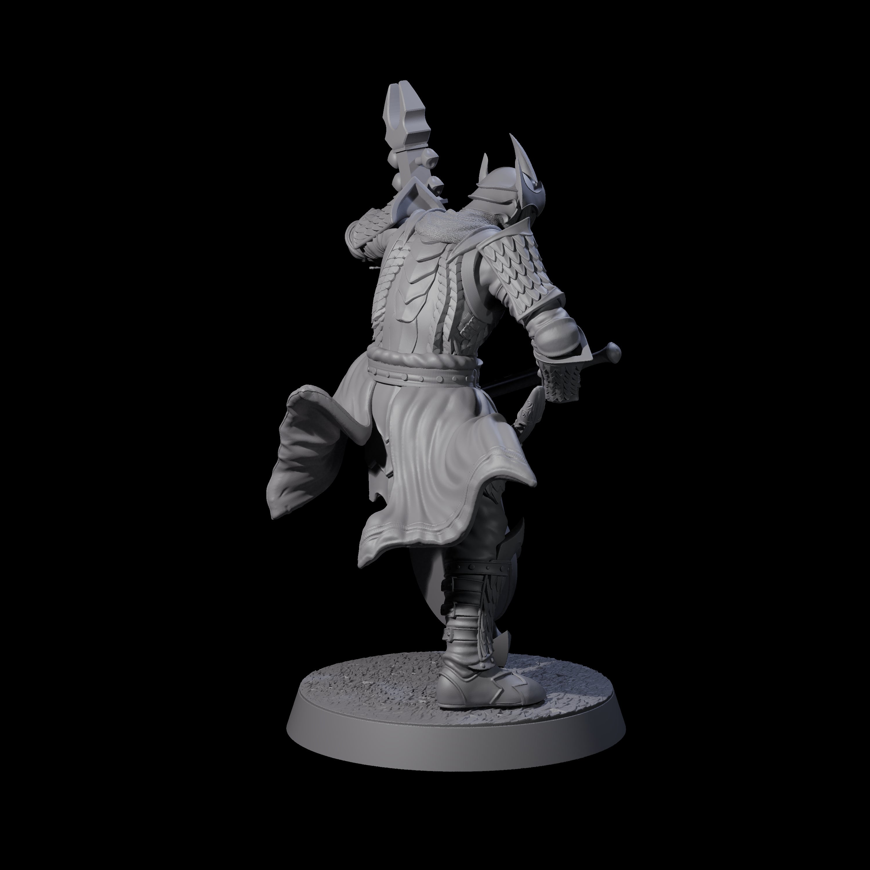 Dragon Spearman F Miniature for Dungeons and Dragons, Pathfinder or other TTRPGs