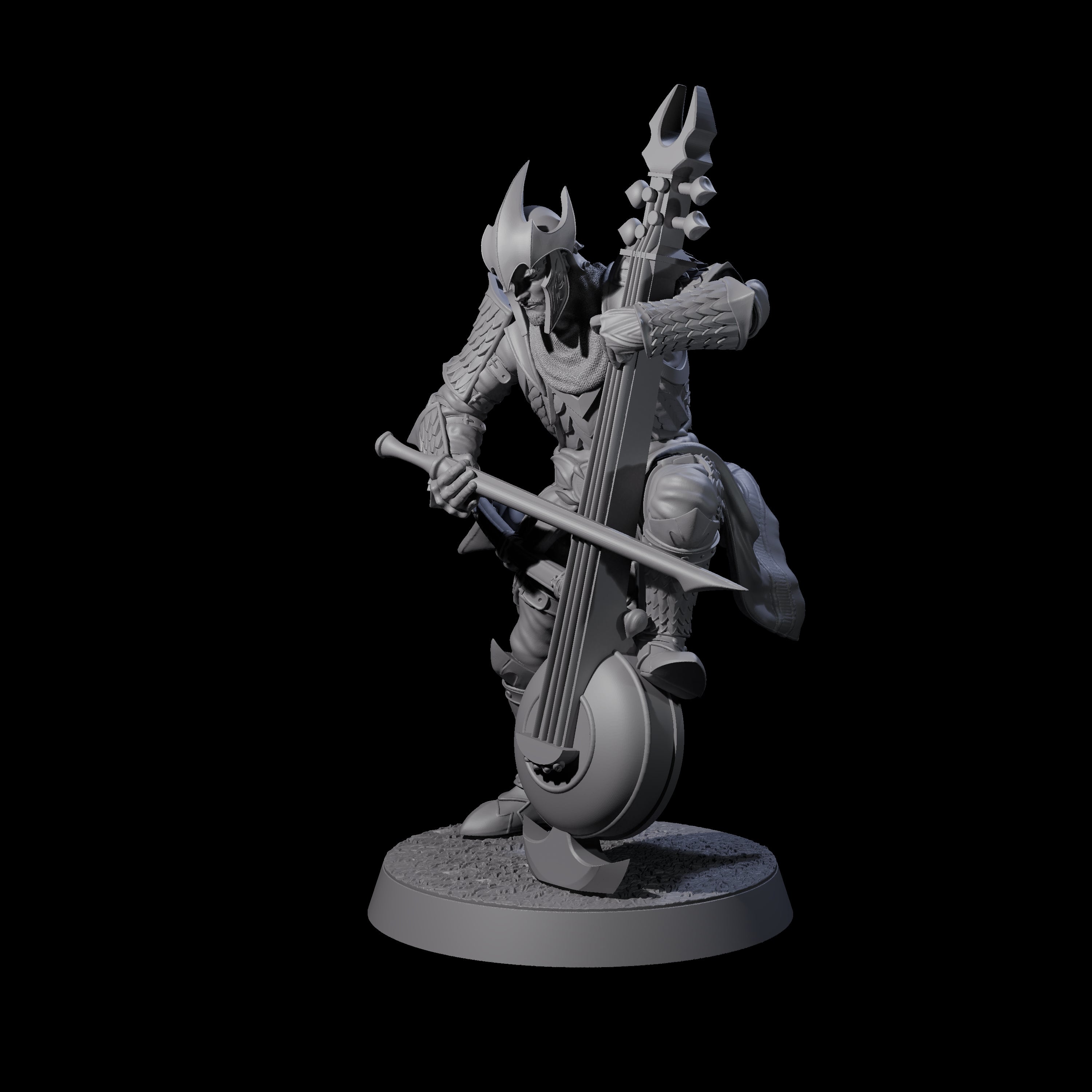 Dragon Spearman F Miniature for Dungeons and Dragons, Pathfinder or other TTRPGs