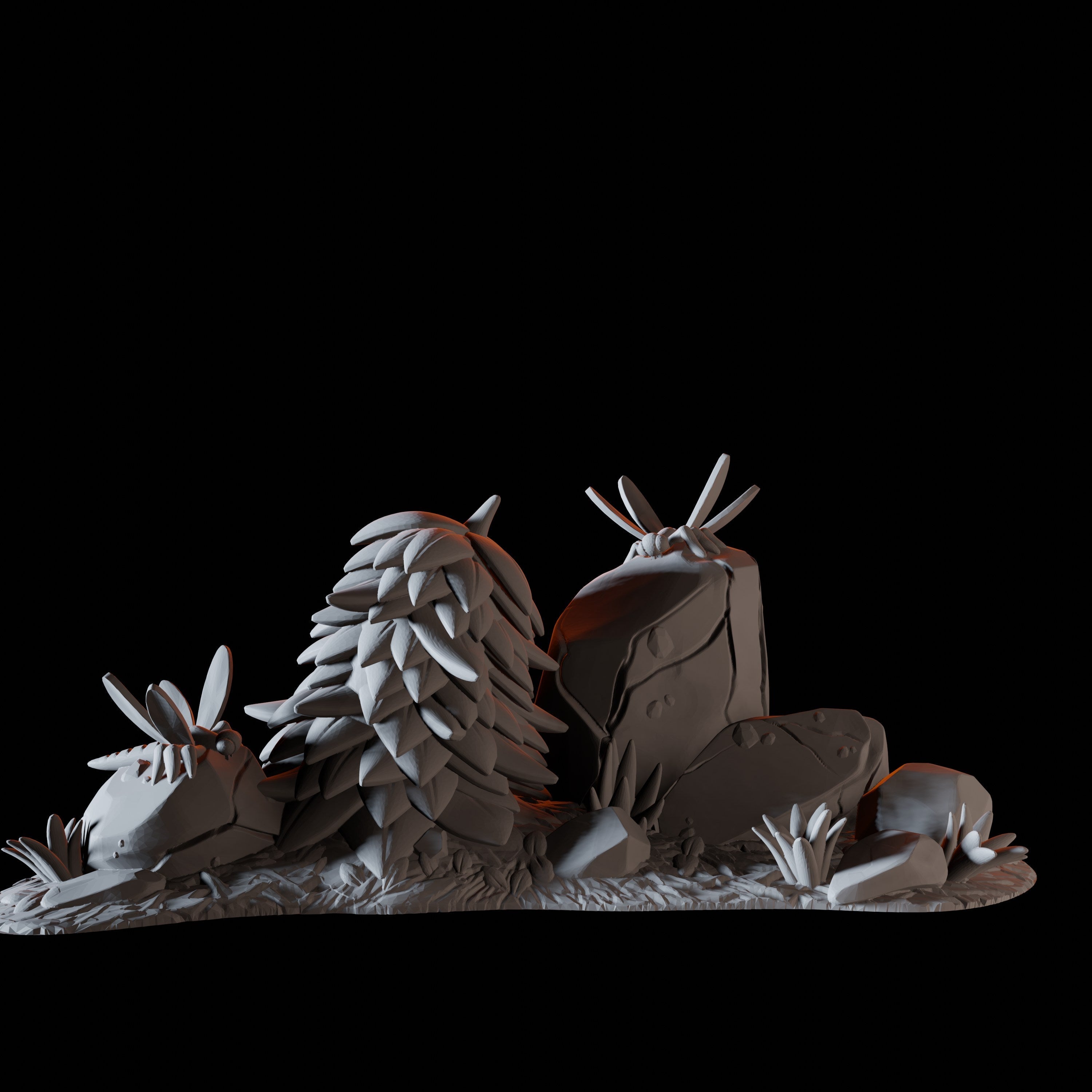 Dragonflies on Rock Miniature for Dungeons and Dragons, Pathfinder or other TTRPGs