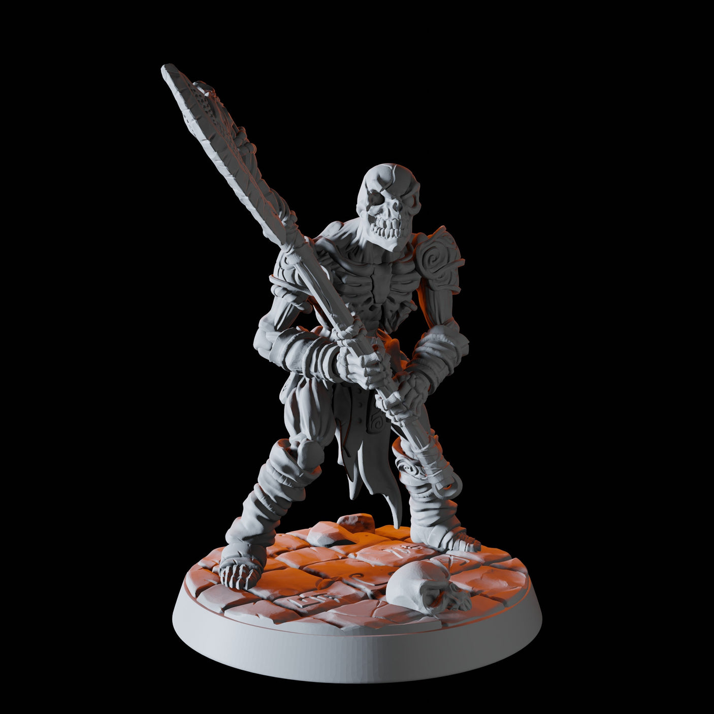 Draugr Warrior C Miniature for Dungeons and Dragons, Pathfinder or other TTRPGs