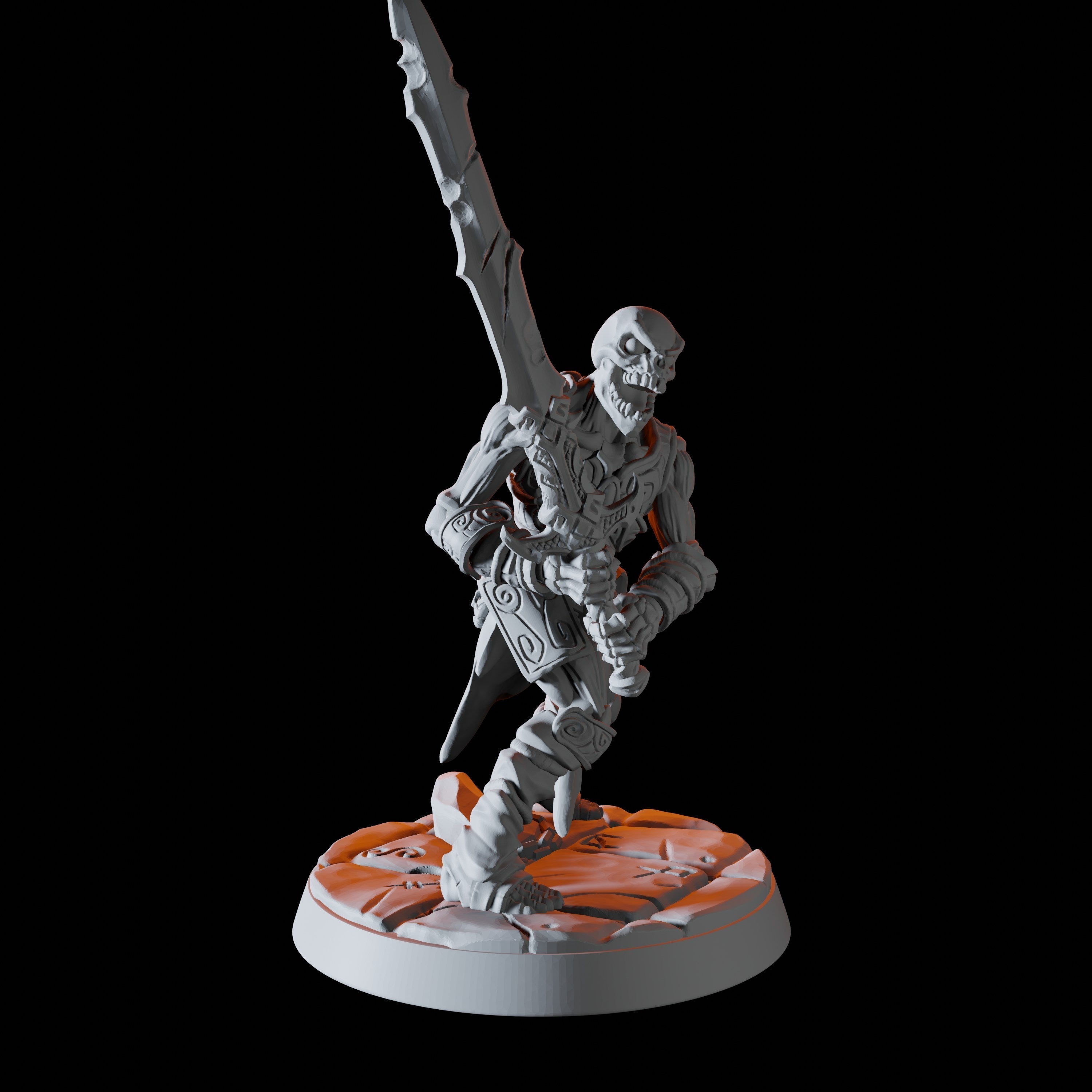 Draugr Warrior D Miniature for Dungeons and Dragons, Pathfinder or other TTRPGs