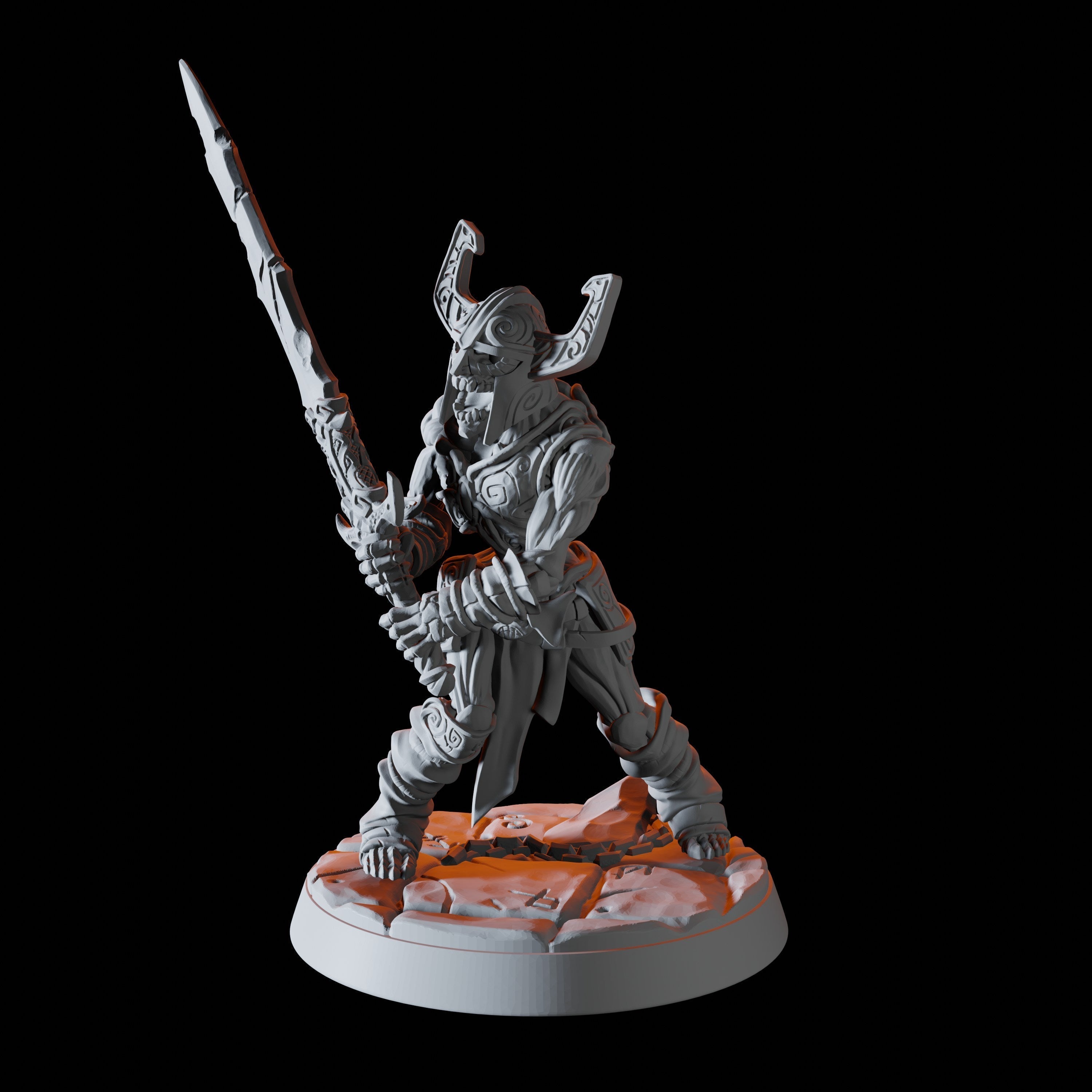 Draugr Warrior D Miniature for Dungeons and Dragons, Pathfinder or other TTRPGs