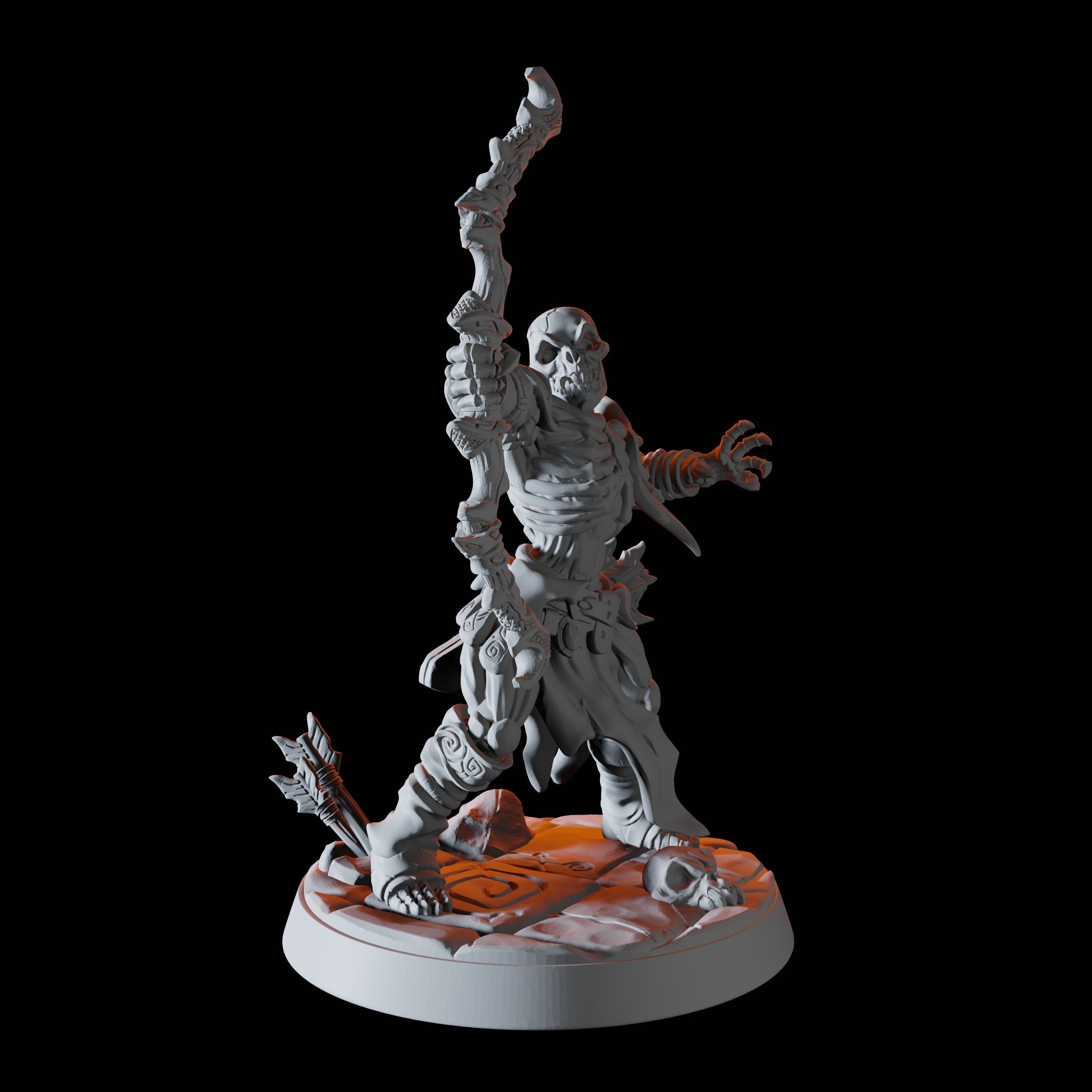 Draugr Warrior E Miniature for Dungeons and Dragons, Pathfinder or other TTRPGs