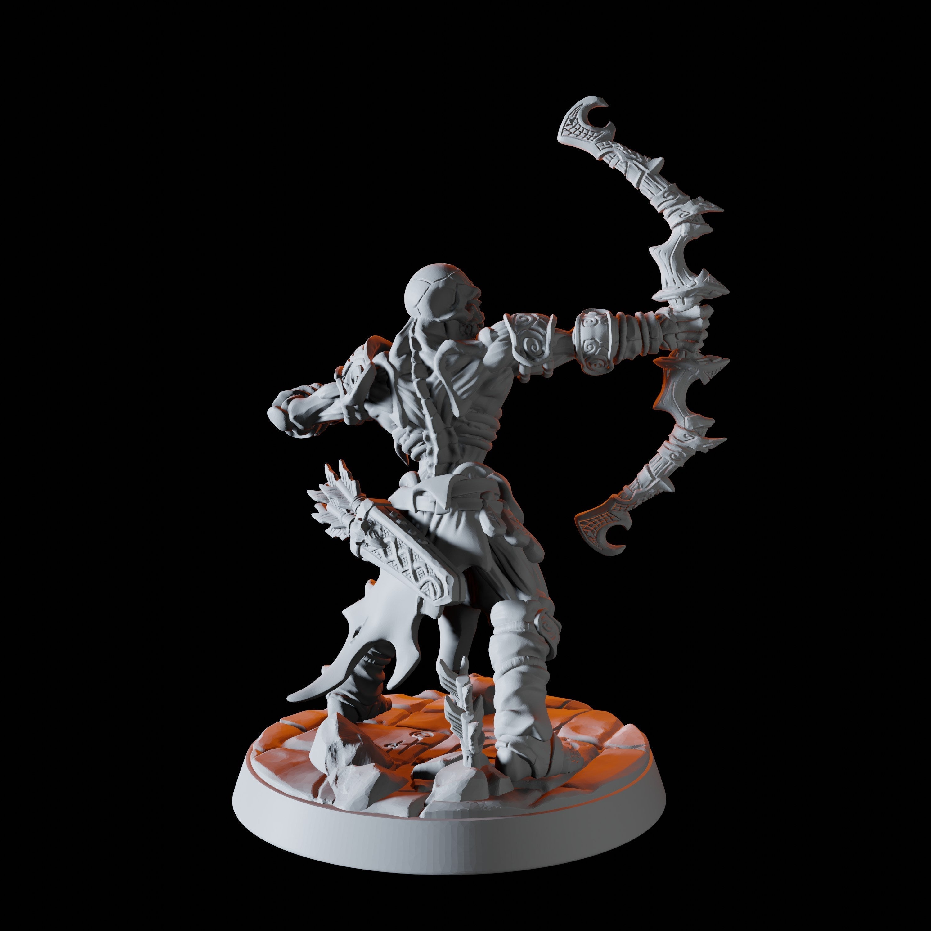 Draugr Warrior E Miniature for Dungeons and Dragons, Pathfinder or other TTRPGs