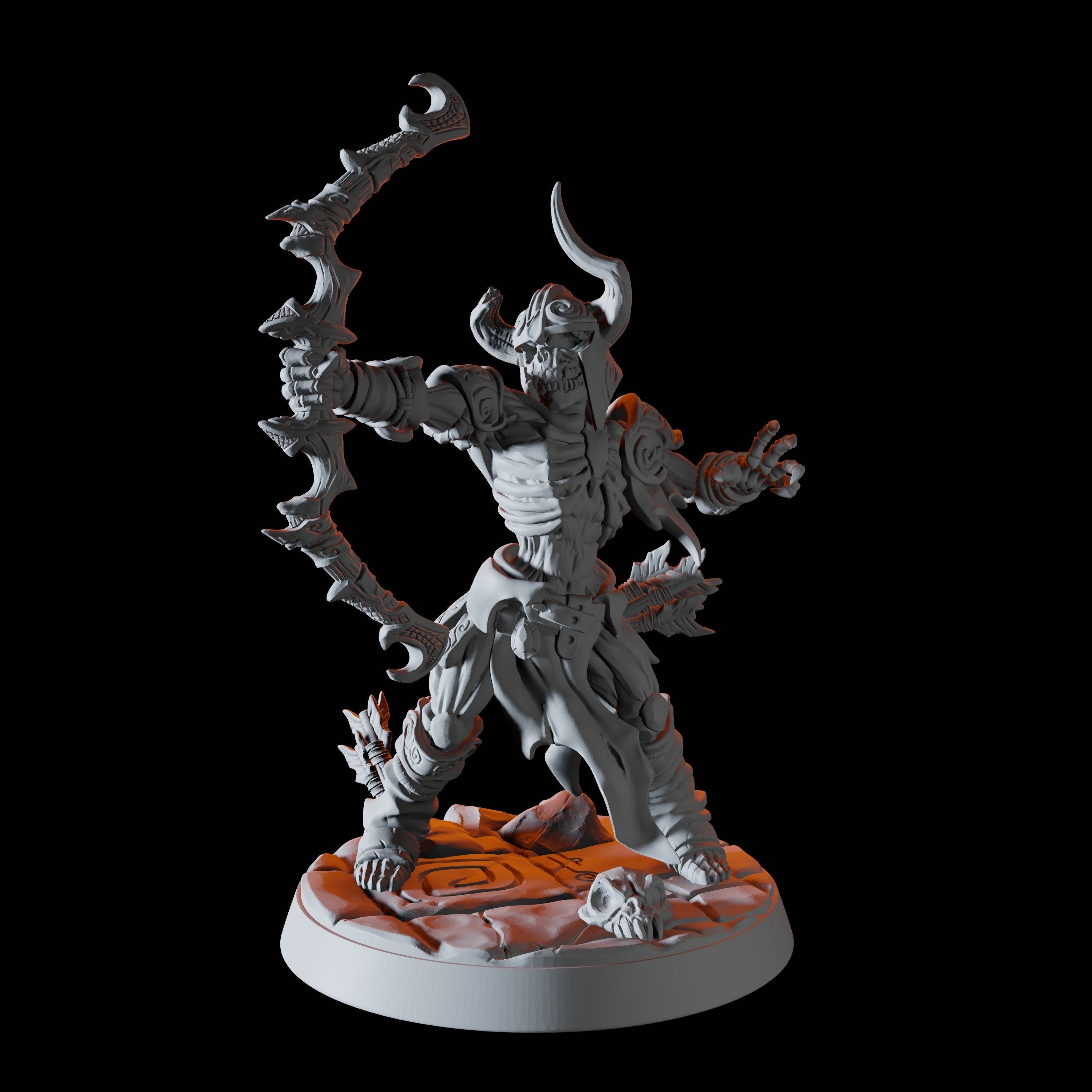 Draugr Warrior E Miniature for Dungeons and Dragons, Pathfinder or other TTRPGs