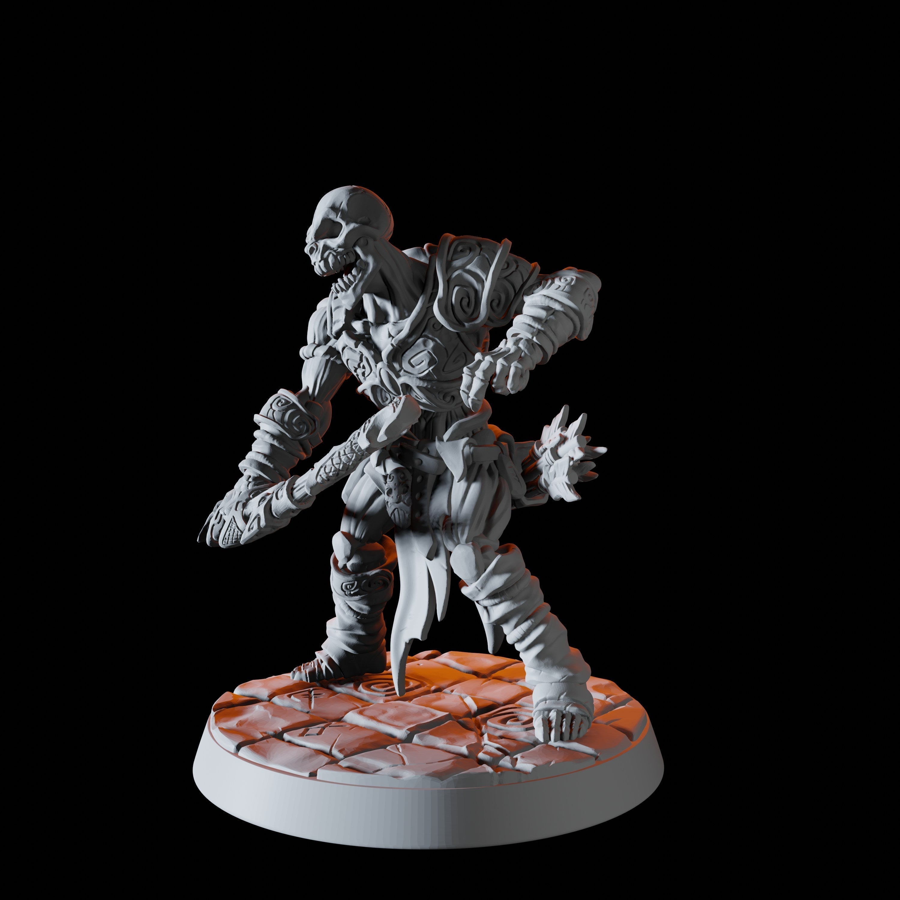 Draugr Warrior F Miniature for Dungeons and Dragons, Pathfinder or other TTRPGs