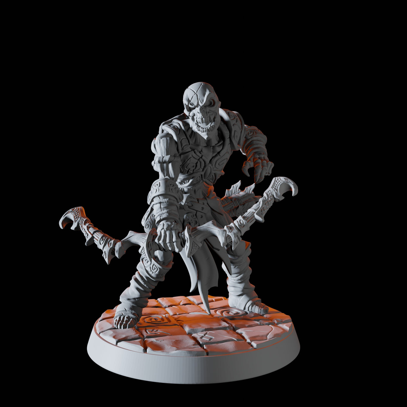 Draugr Warrior F Miniature for Dungeons and Dragons, Pathfinder or other TTRPGs