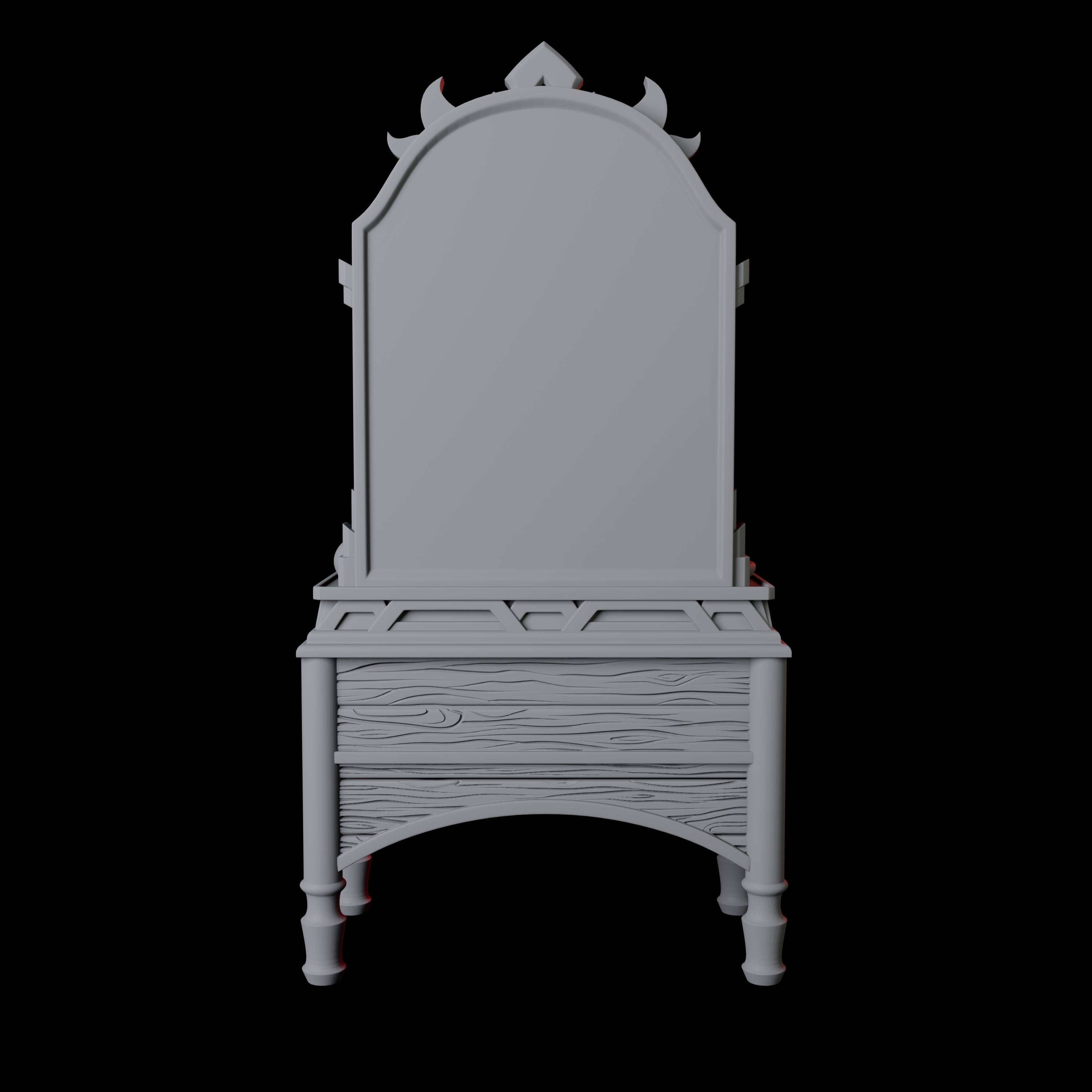 Dressing Table Miniature for Dungeons and Dragons, Pathfinder or other TTRPGs