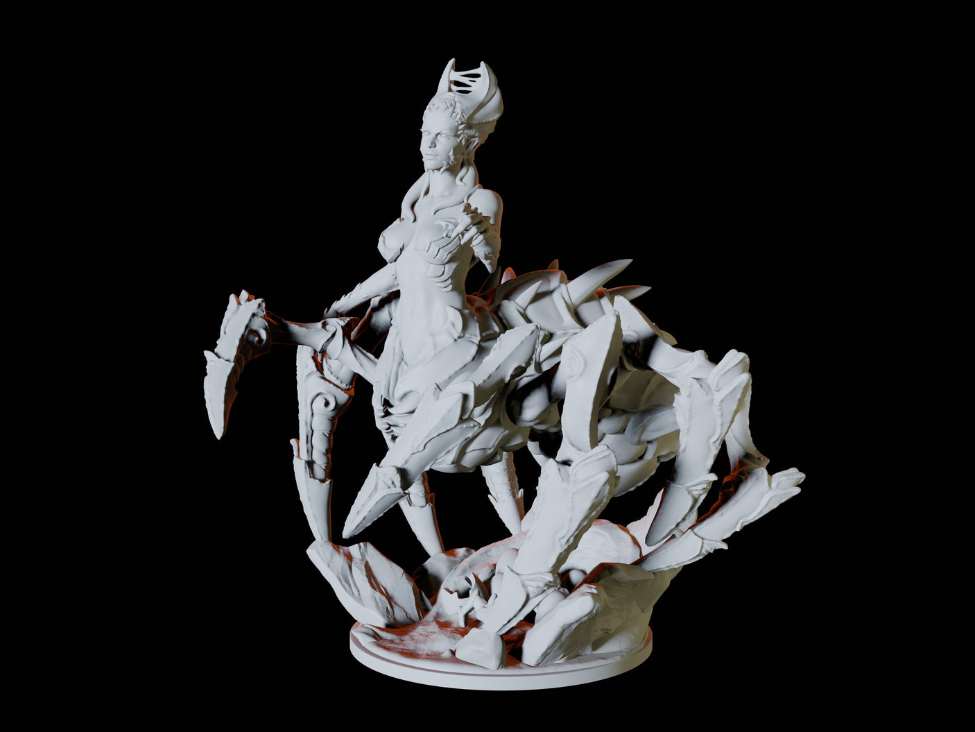 Drider Miniature for Dungeons and Dragons, Pathfinder or other TTRPGs