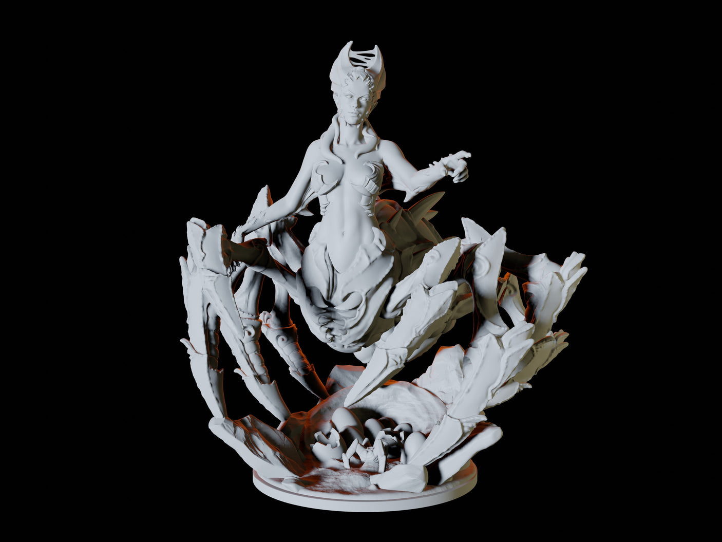 Drider Miniature for Dungeons and Dragons, Pathfinder or other TTRPGs