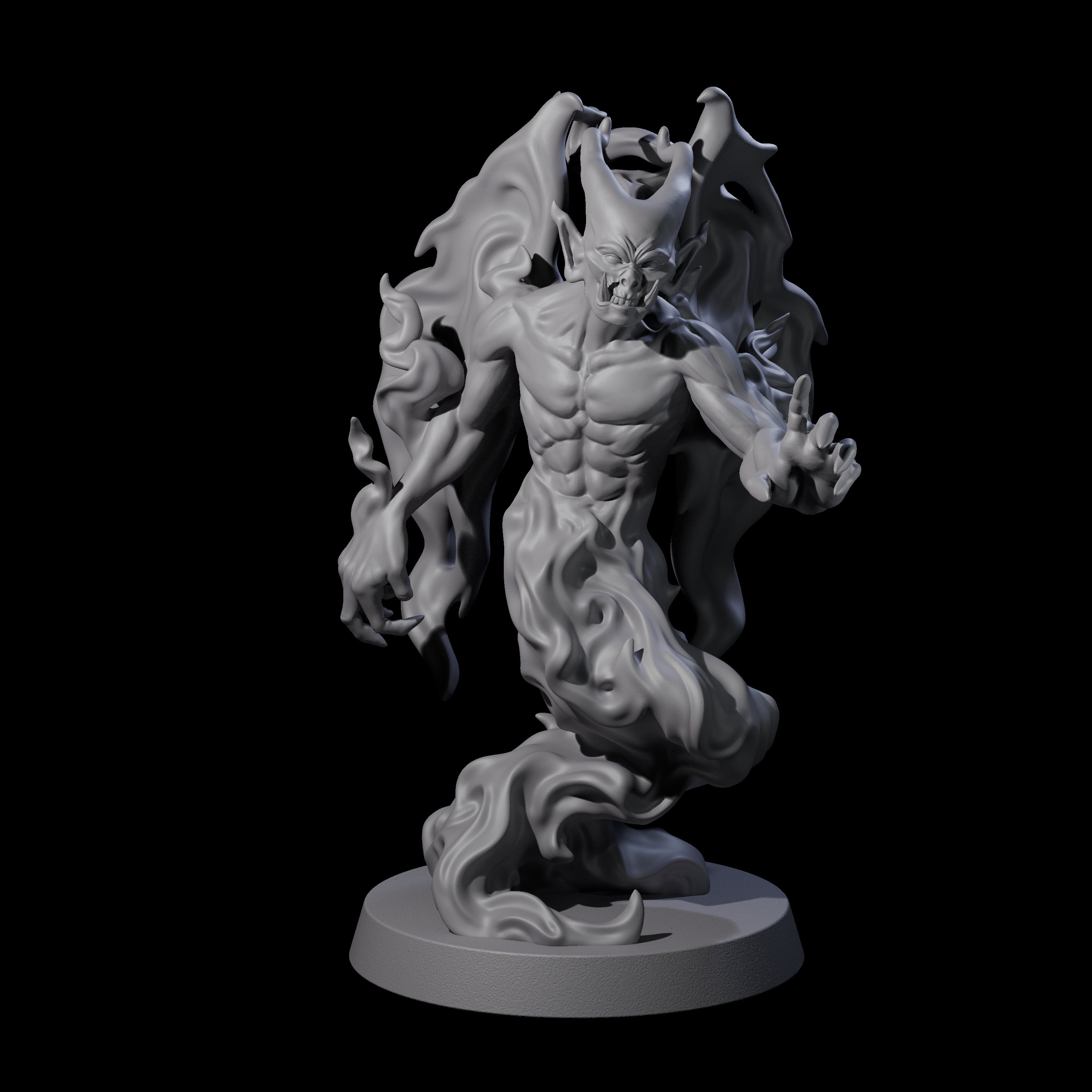 Drifting Shadowdemon A Miniature for Dungeons and Dragons, Pathfinder or other TTRPGs