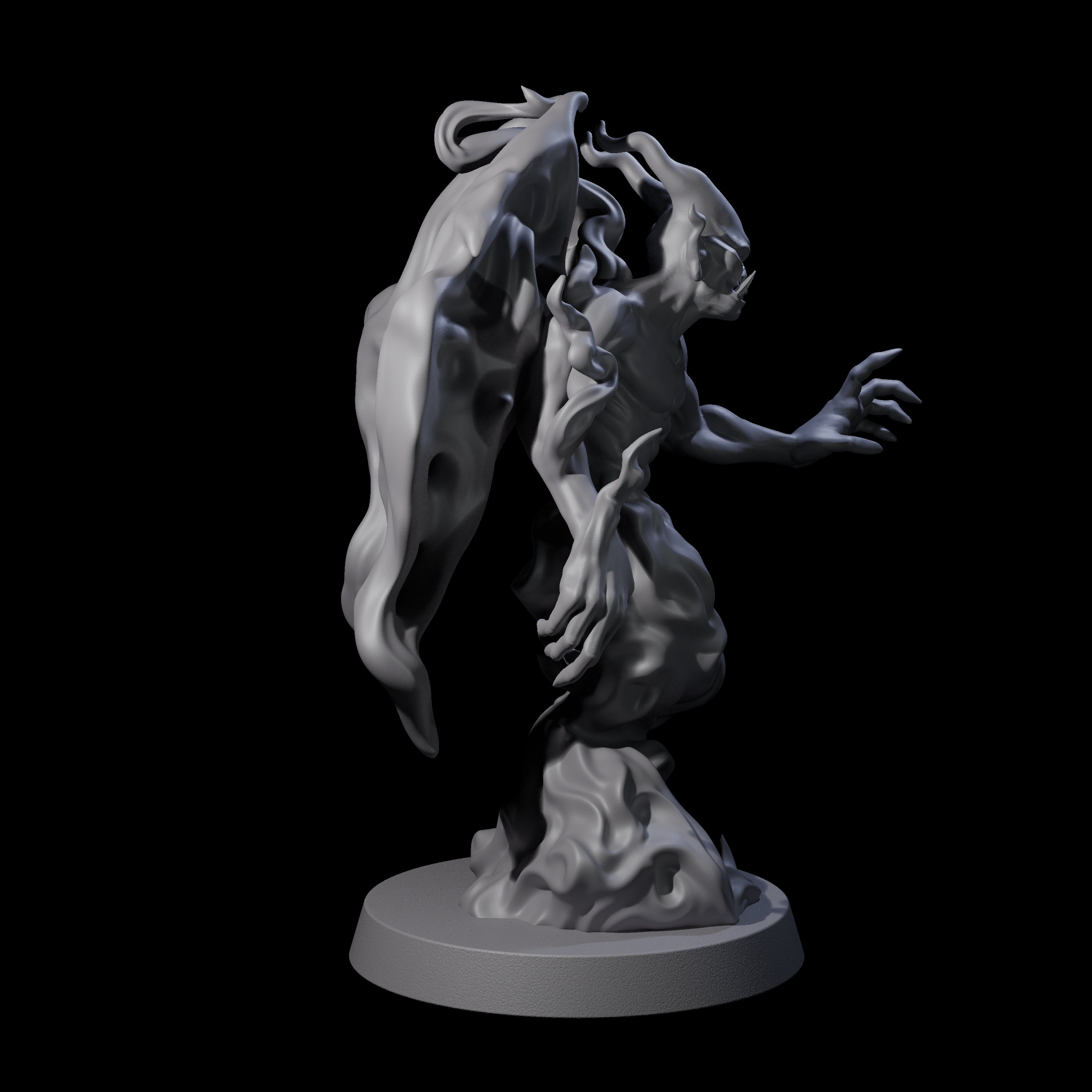 Drifting Shadowdemon A Miniature for Dungeons and Dragons, Pathfinder or other TTRPGs