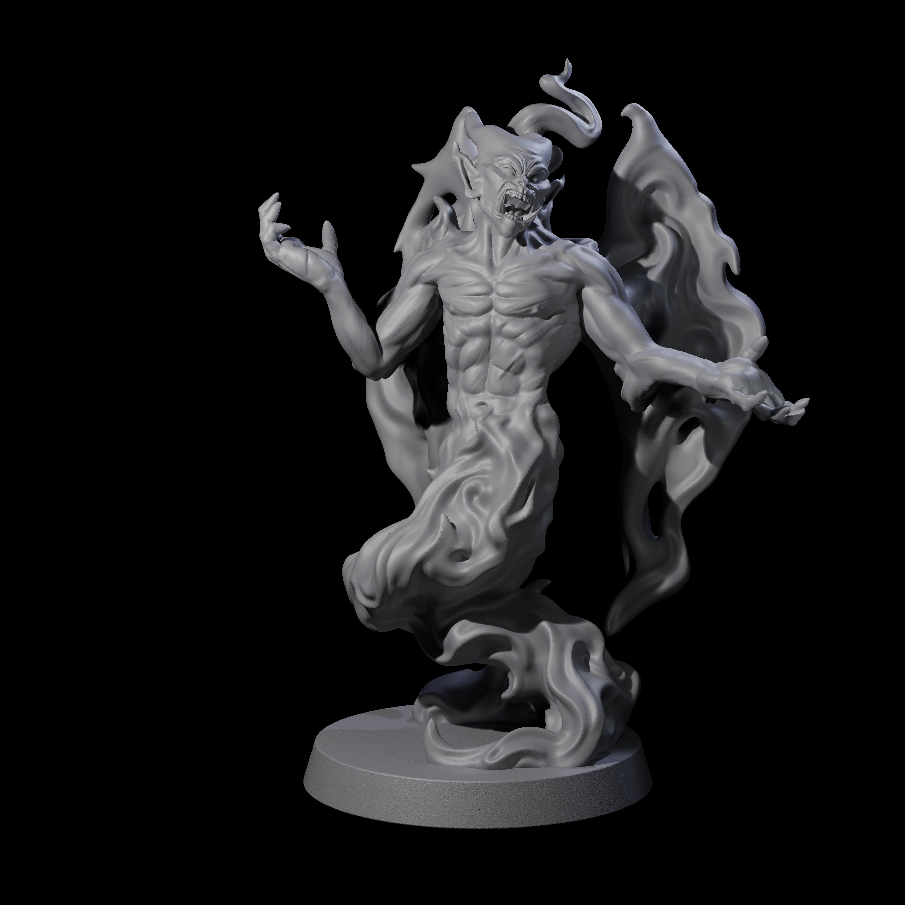 Drifting Shadowdemon B Miniature for Dungeons and Dragons, Pathfinder or other TTRPGs