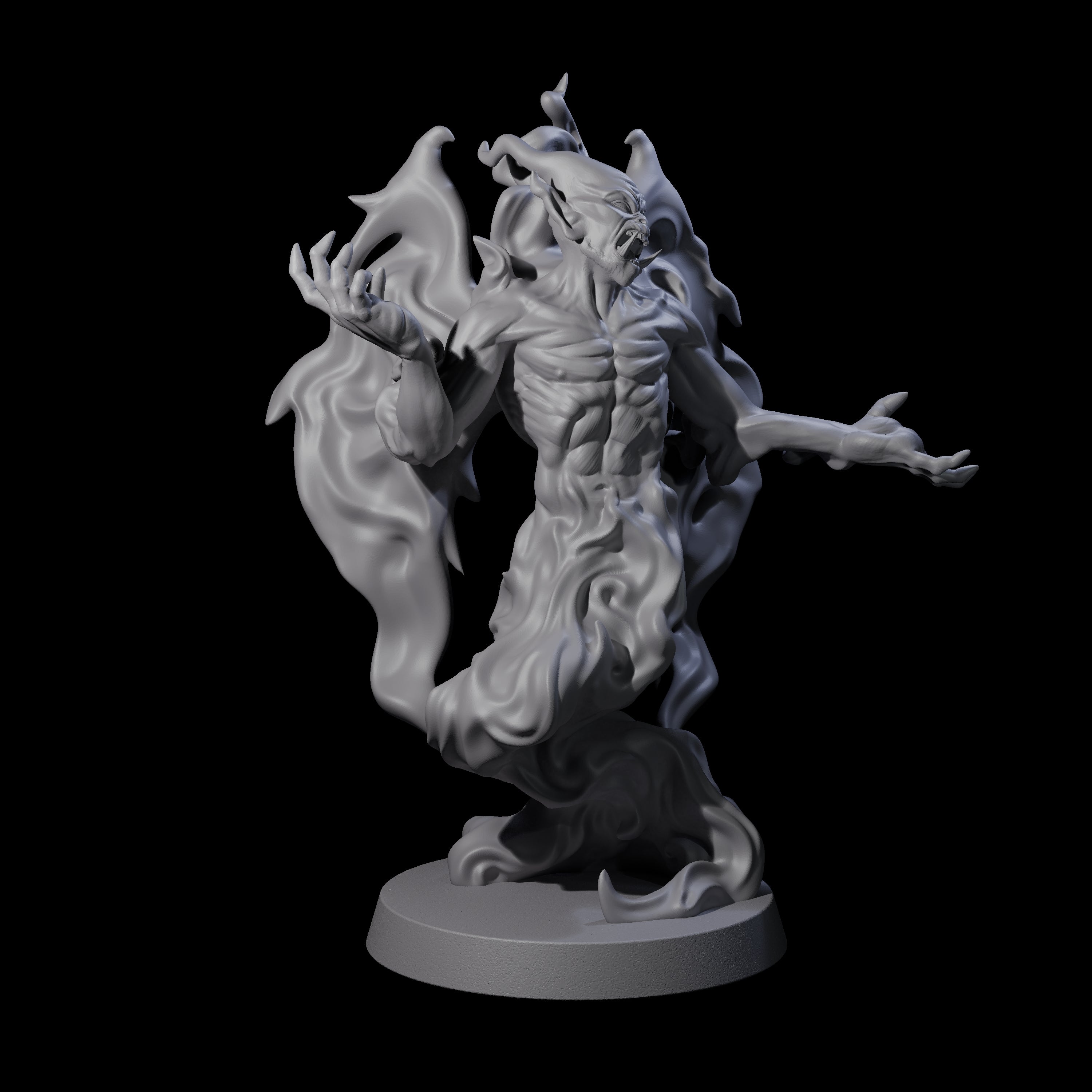 Drifting Shadowdemon B Miniature for Dungeons and Dragons, Pathfinder or other TTRPGs