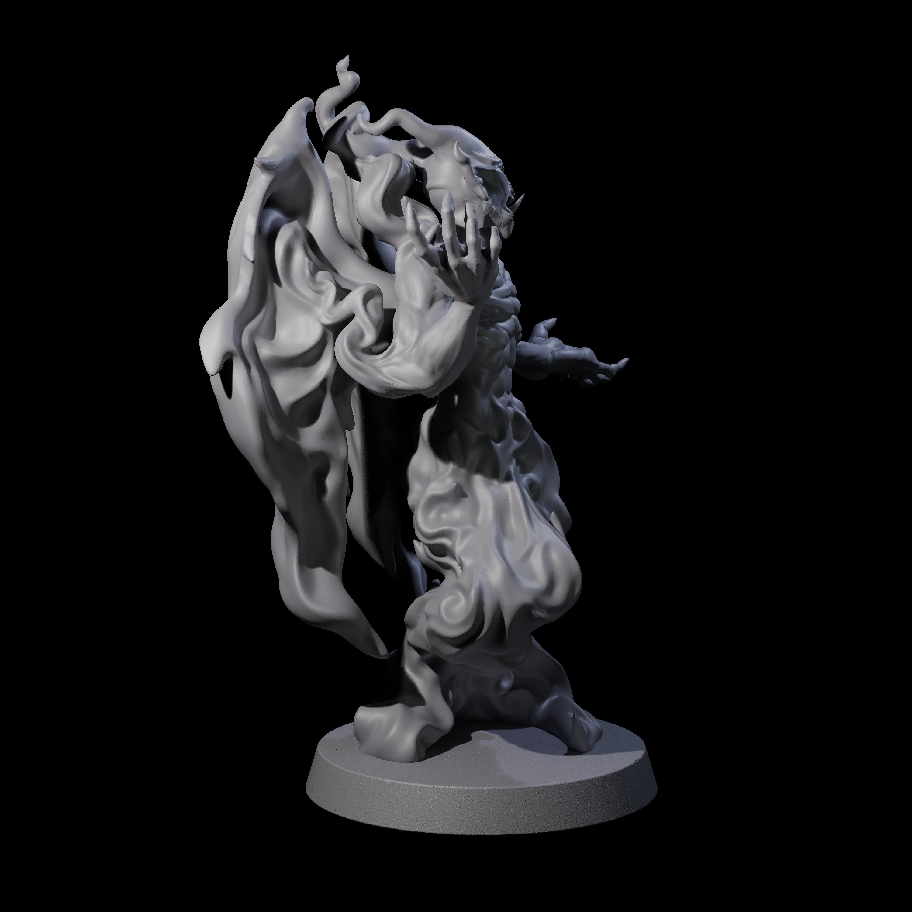 Drifting Shadowdemon B Miniature for Dungeons and Dragons, Pathfinder or other TTRPGs