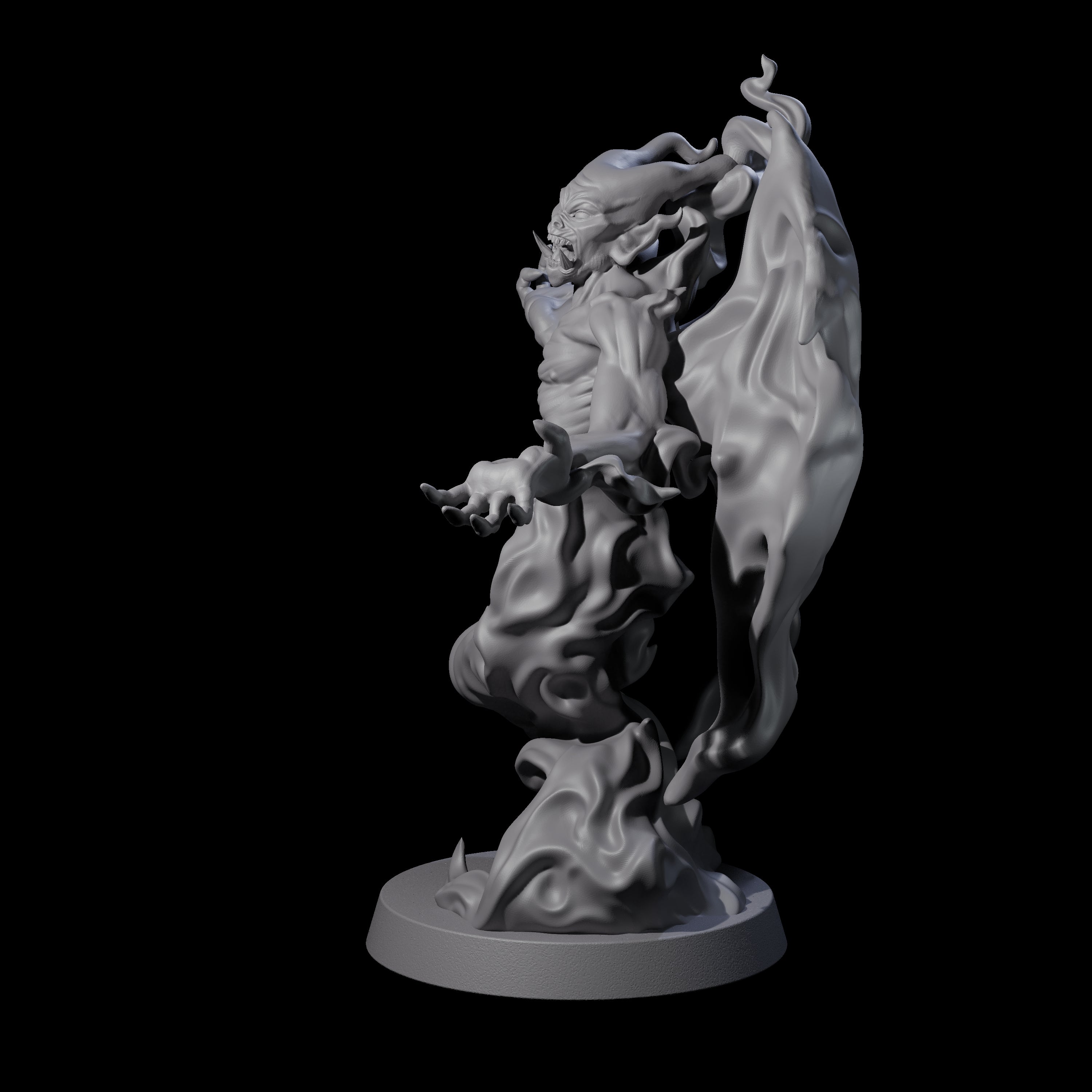Drifting Shadowdemon B Miniature for Dungeons and Dragons, Pathfinder or other TTRPGs