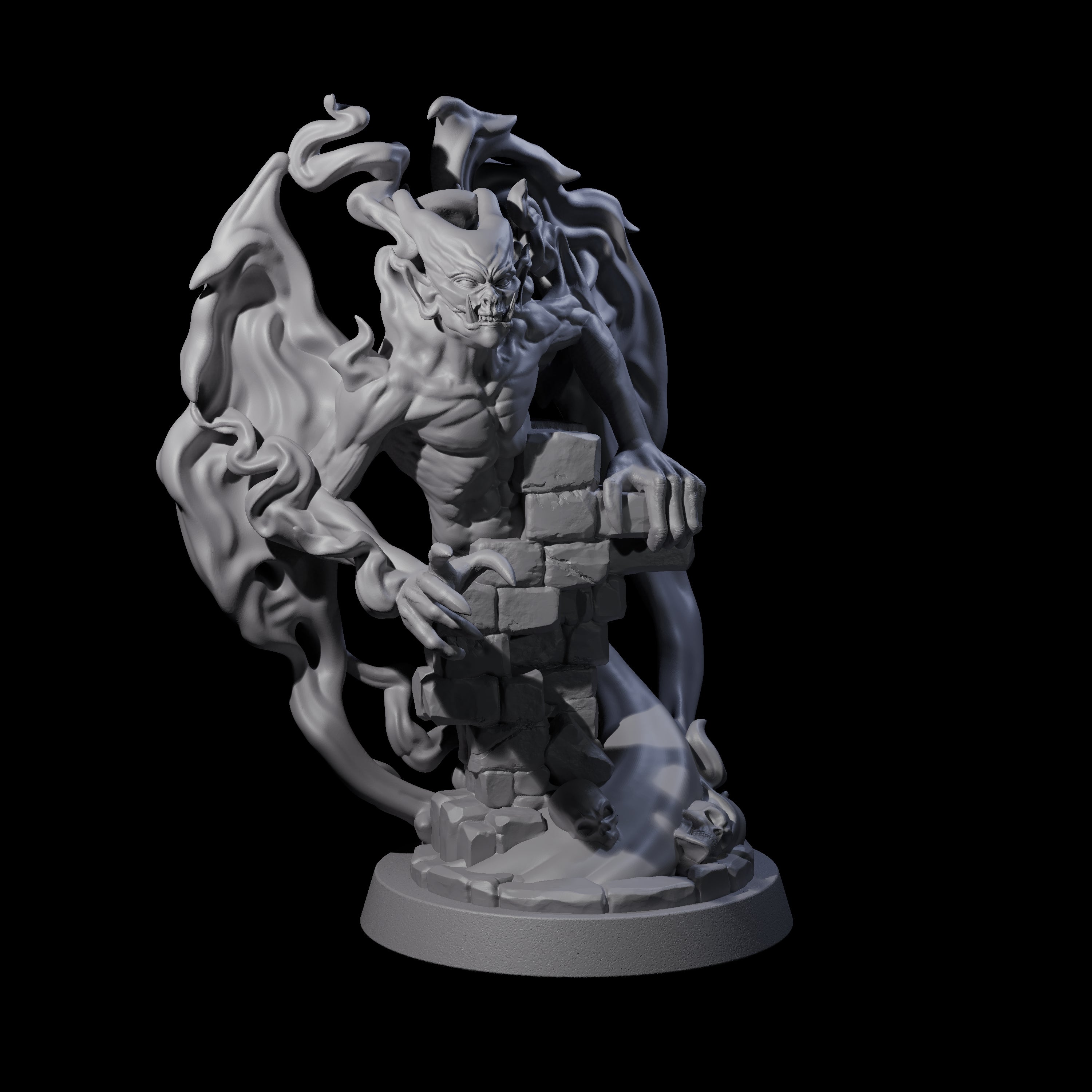 Drifting Shadowdemon C Miniature for Dungeons and Dragons, Pathfinder or other TTRPGs