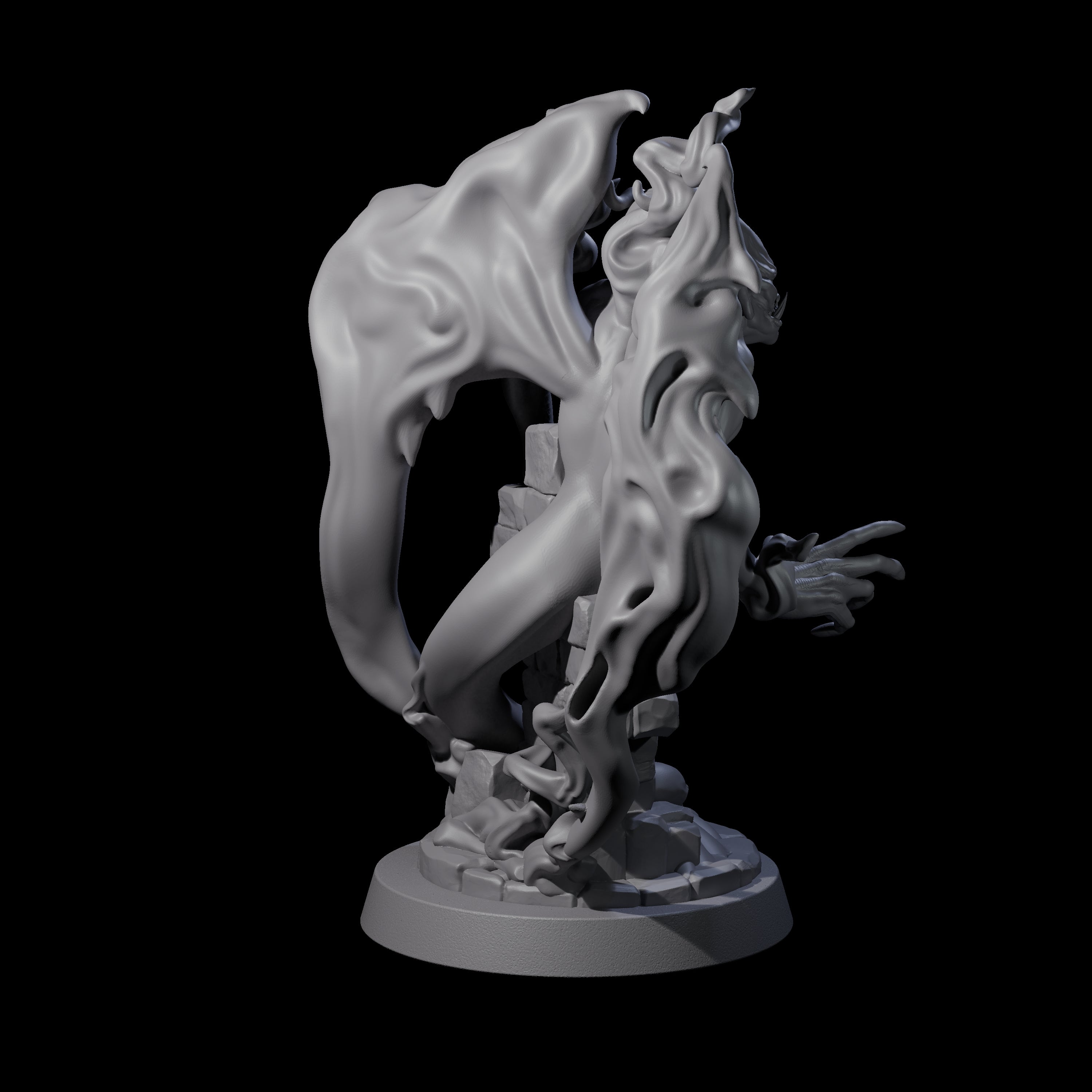 Drifting Shadowdemon C Miniature for Dungeons and Dragons, Pathfinder or other TTRPGs