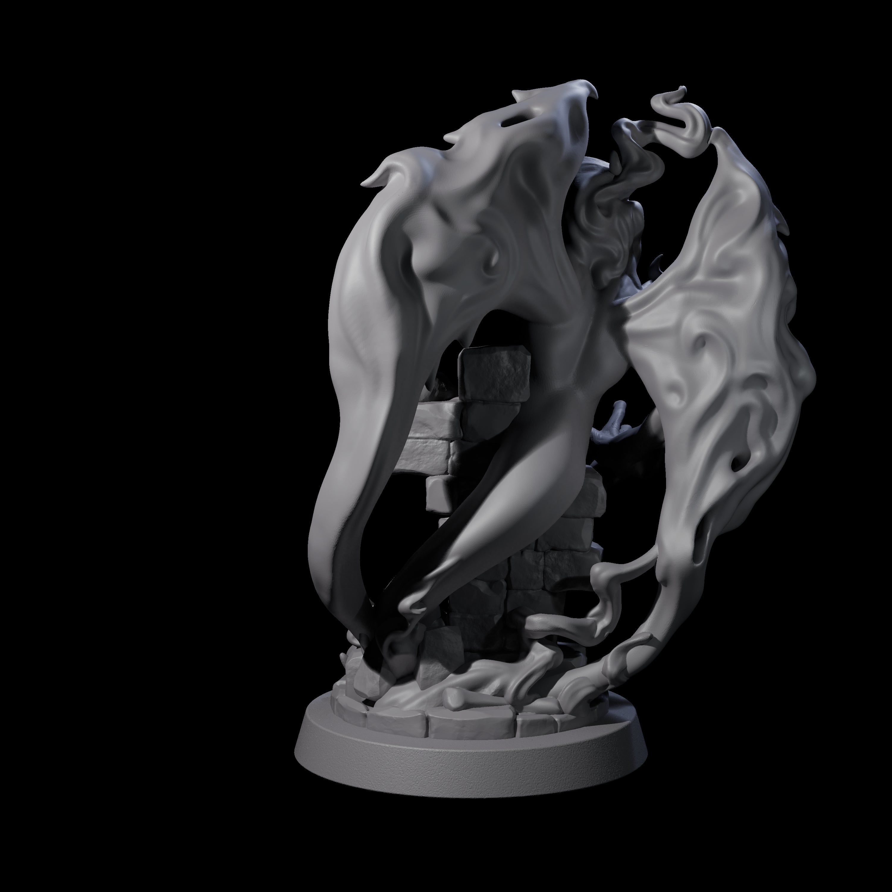 Drifting Shadowdemon C Miniature for Dungeons and Dragons, Pathfinder or other TTRPGs