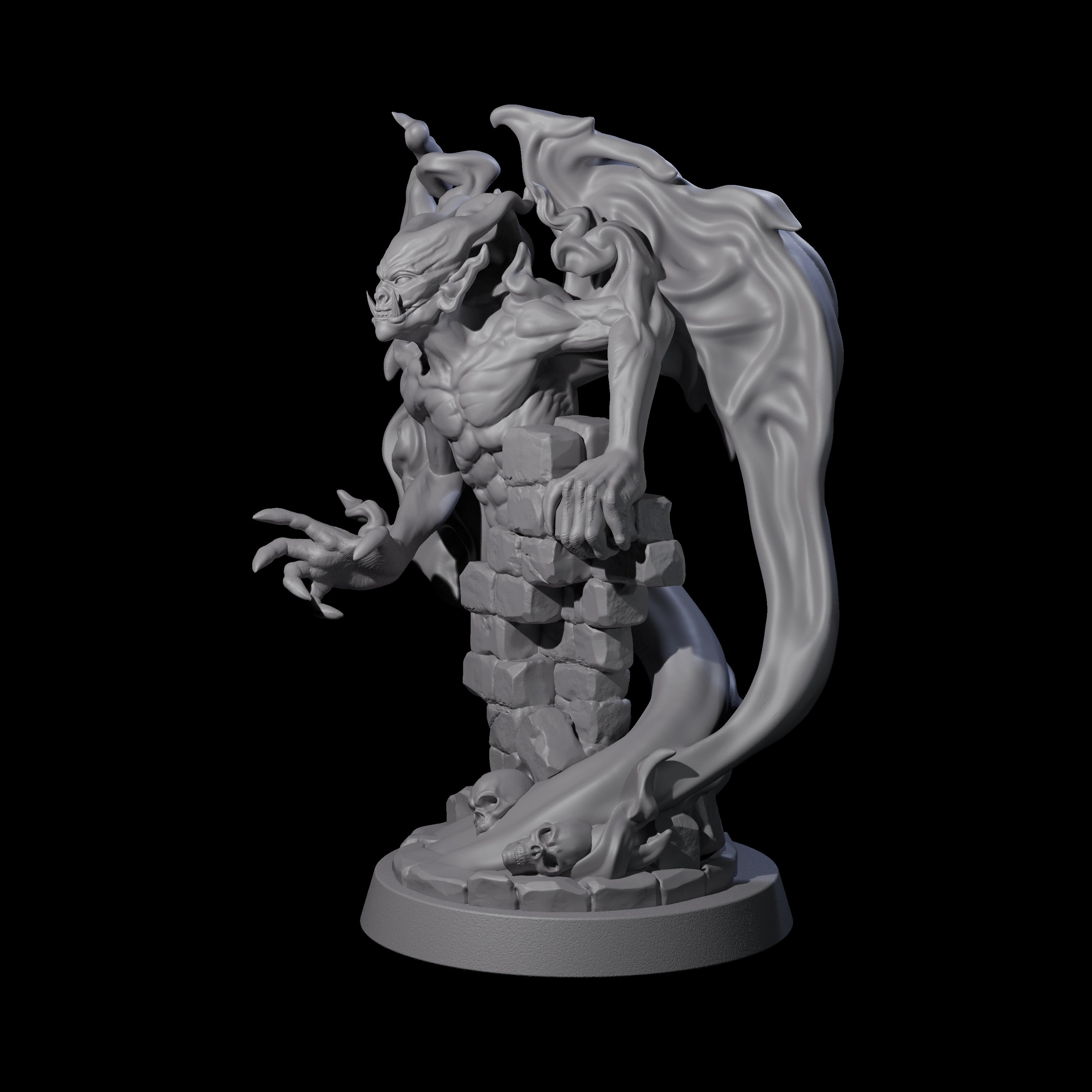 Drifting Shadowdemon C Miniature for Dungeons and Dragons, Pathfinder or other TTRPGs
