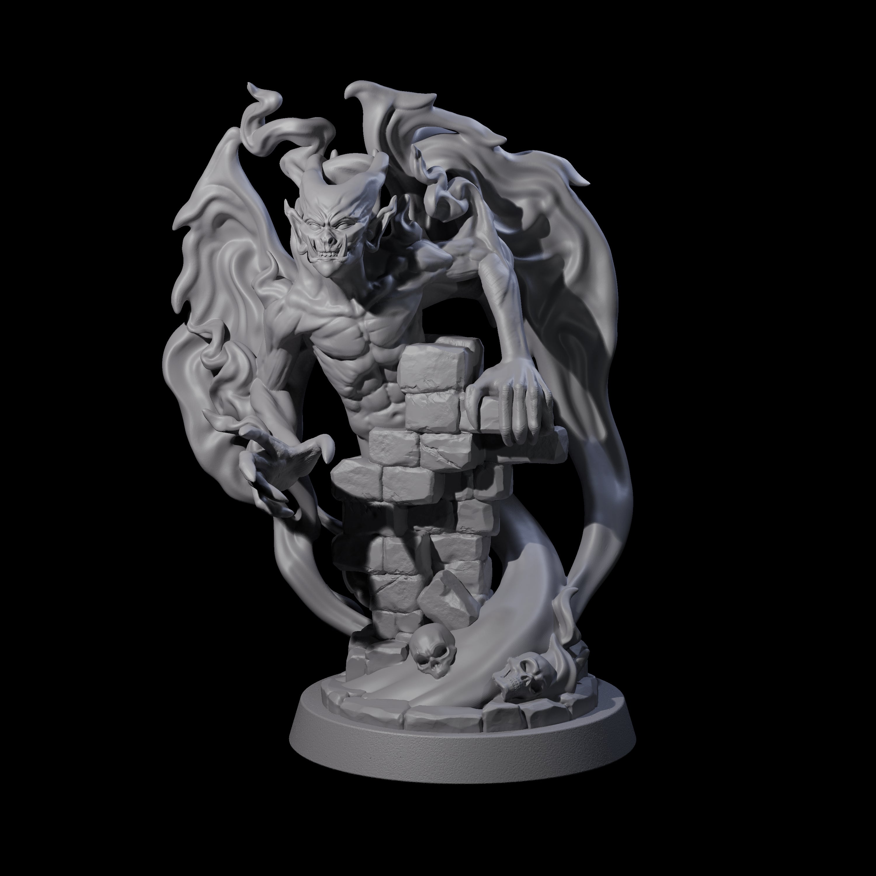 Drifting Shadowdemon C Miniature for Dungeons and Dragons, Pathfinder or other TTRPGs